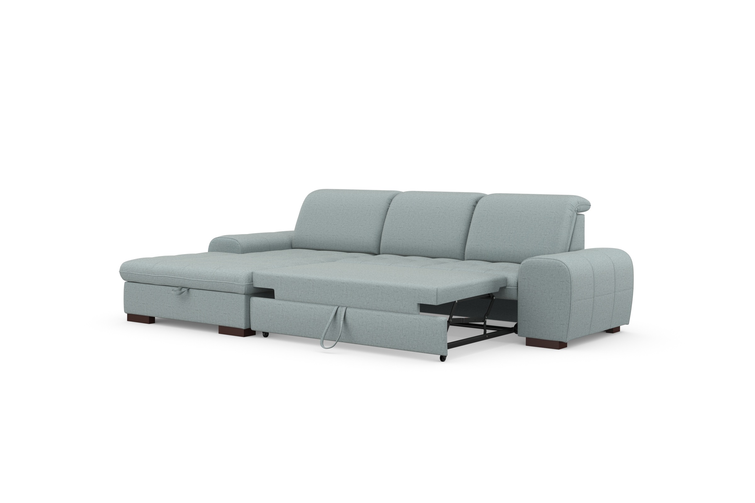 sit&more Ecksofa »Luxor L-Form«, wahlweise mit Bettfunktion, Bettkasten und Kopfteilverstellung