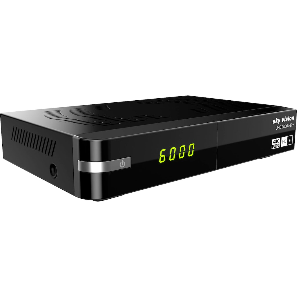 Sky Vision Satellitenreceiver »UHD 3000 HD+ Digitaler UHD«, (LAN (Ethernet) USB PVR Ready-EPG (elektronische Programmzeitschrift)