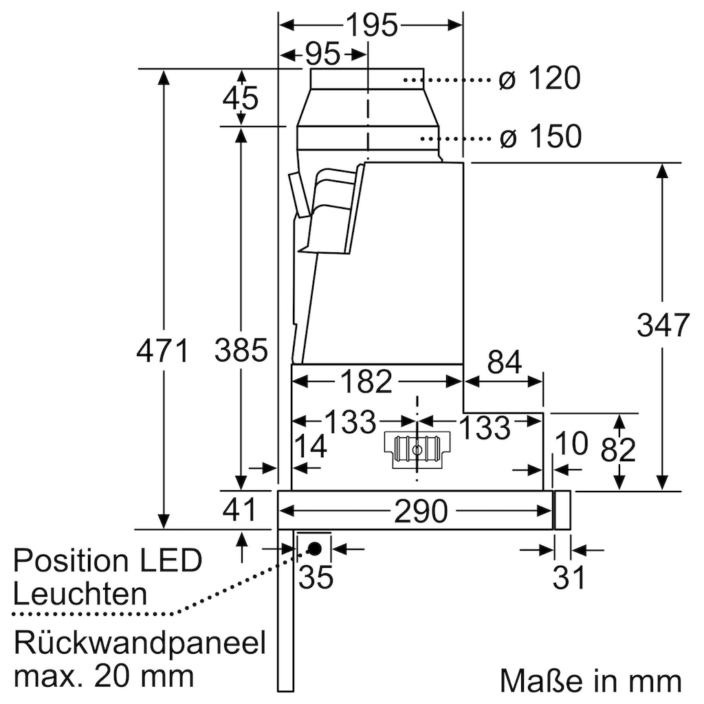 SIEMENS Flachschirmhaube »LI67SA671«