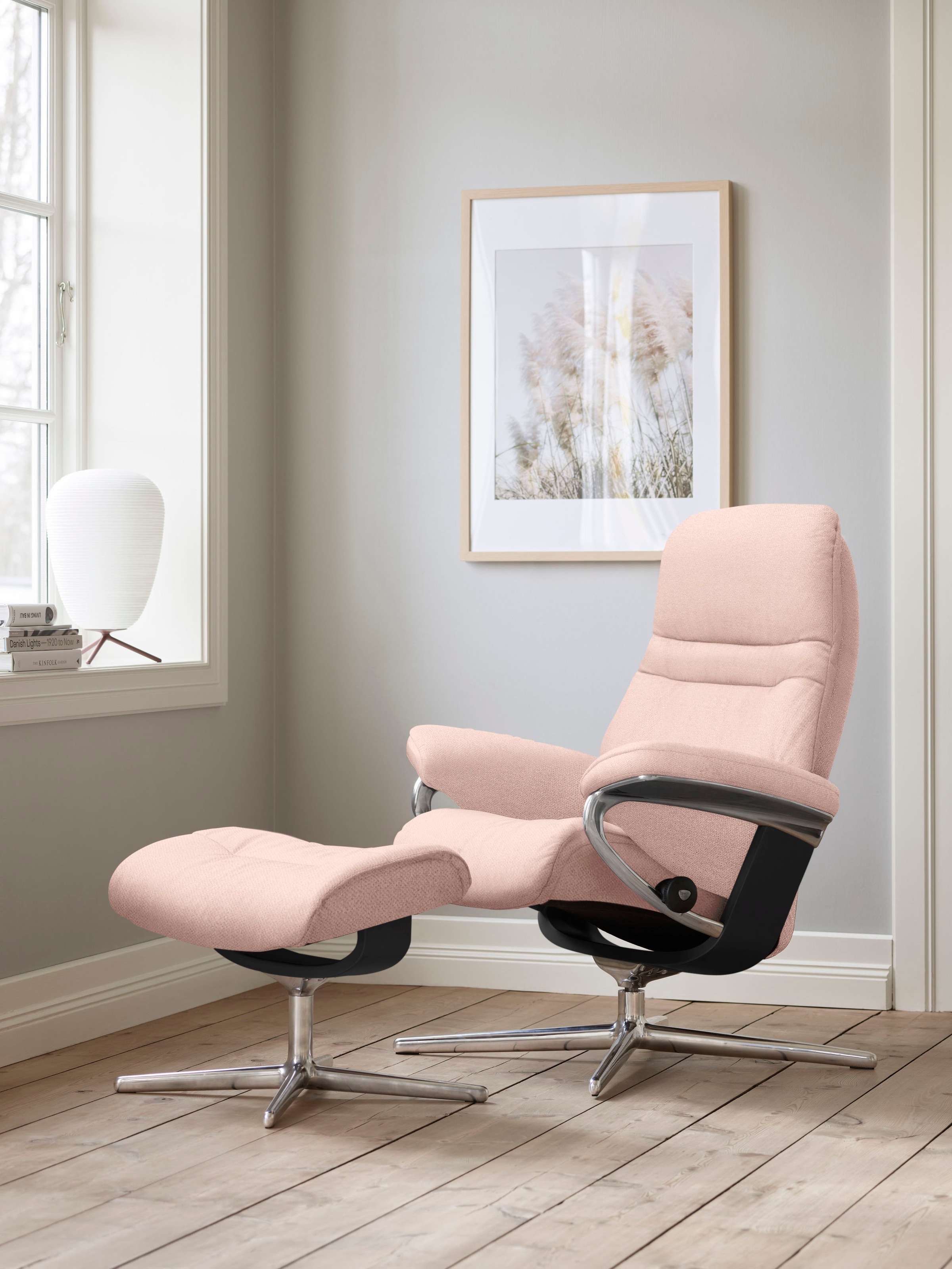 Stressless Relaxsessel "Sunrise", mit Cross Base, Größe S, M & L, Holzakzen günstig online kaufen