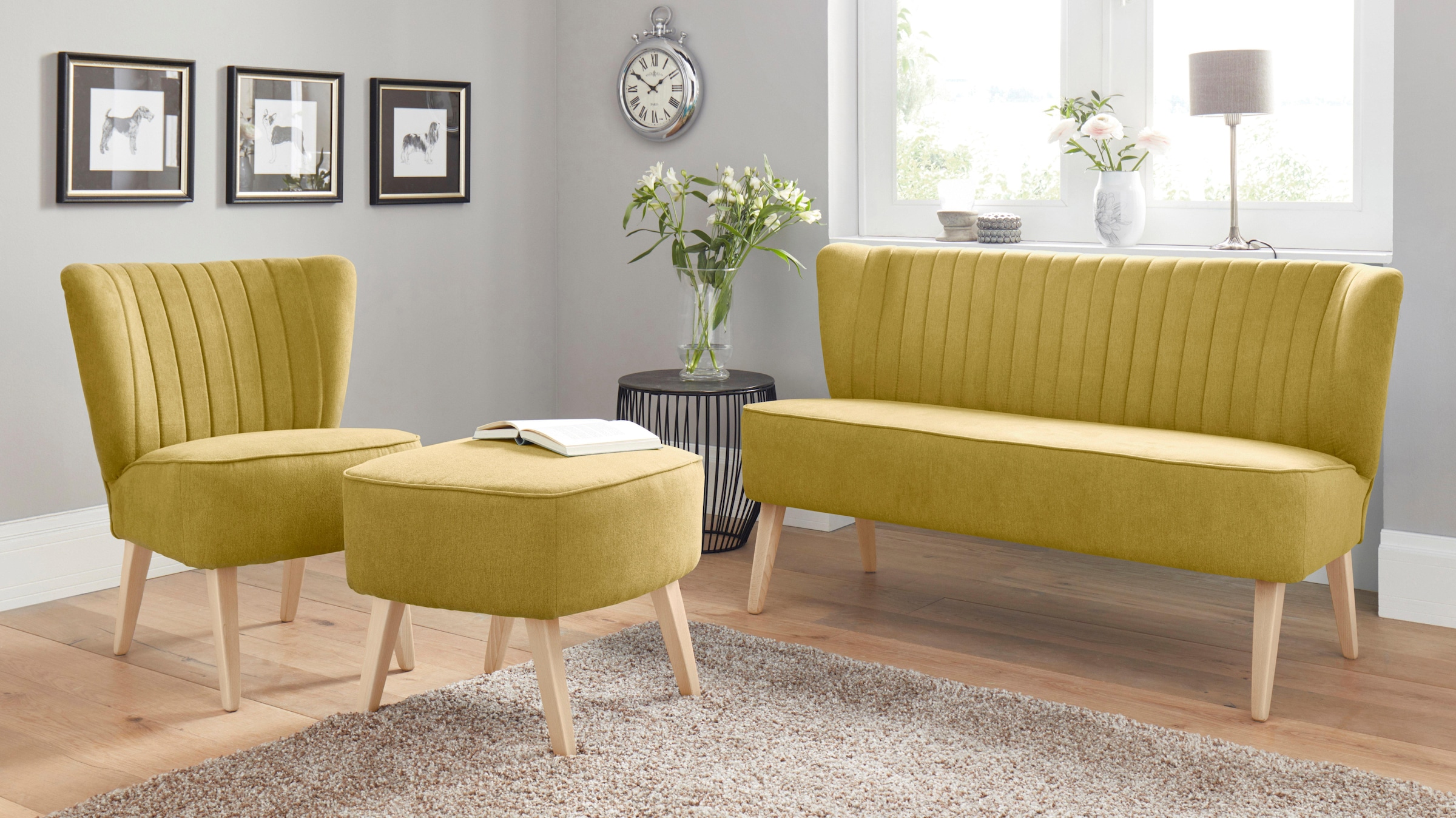 INOSIGN 2-Sitzer »Campi«, bequemes Küchensofa, frei im Raum stellbar