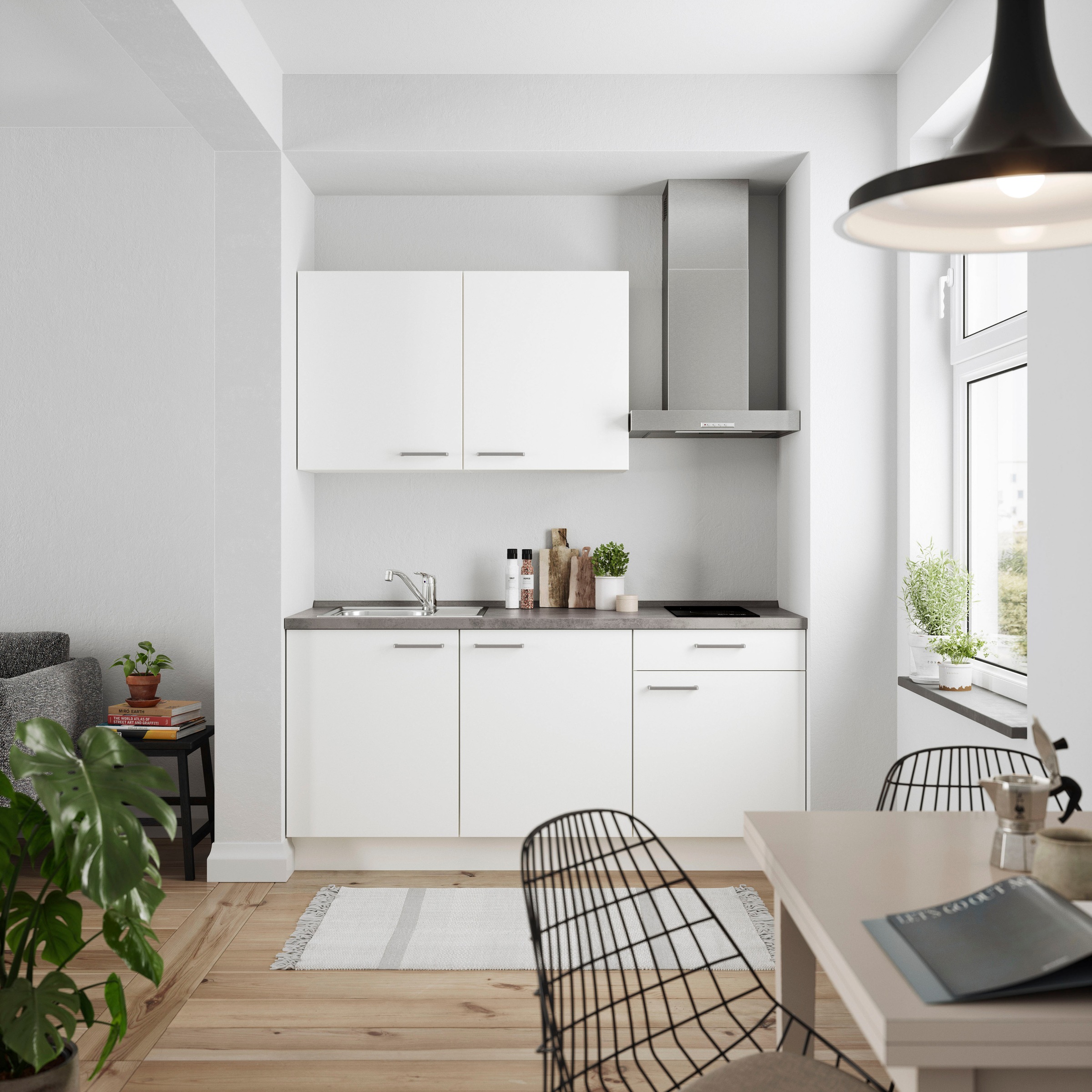 nobilia® Küchenzeile »"Touch I"« vormontiert, Ausrichtung wählbar, Breite 1 günstig online kaufen