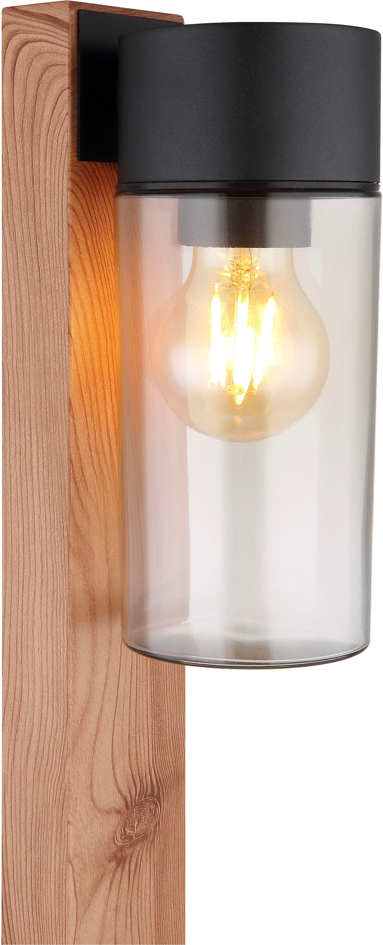 GLOBO LIGHTING Außen-Stehlampe »ETSI« E27 1 Stk. Außenleuchte für Garten & Terrasse Edelstahl