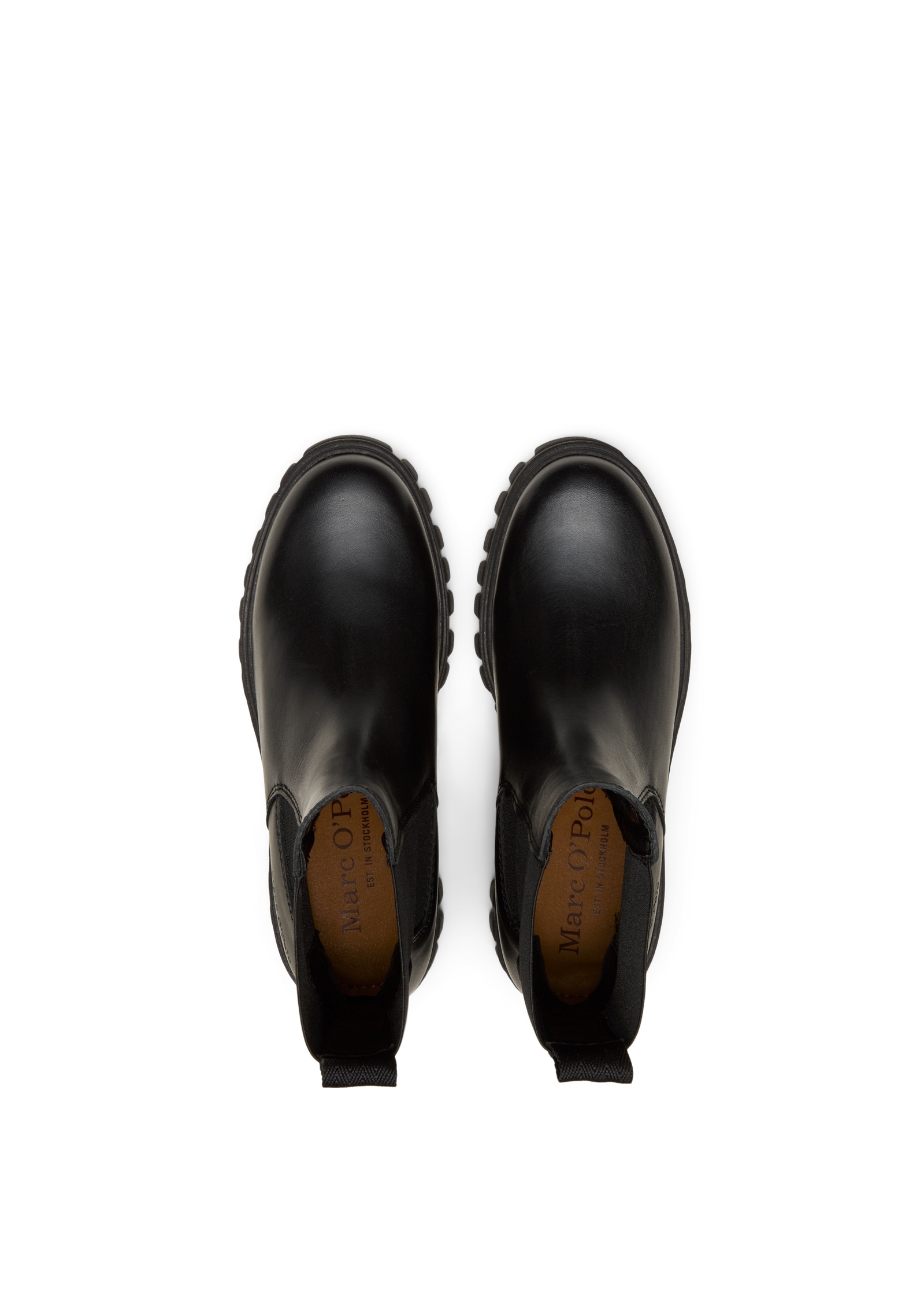 Marc O'Polo Chelseaboots »Model Vala 5«  Plateaustiefelette, Schlupfboots mit Anziehlasche