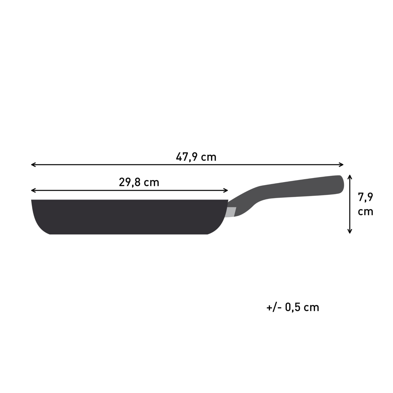 Tefal Bratpfanne »Experience Unbreakable« Aluminium 1 tlg. FusionCore Antihaftversiegelung, Induktion, Temperaturanzeiger