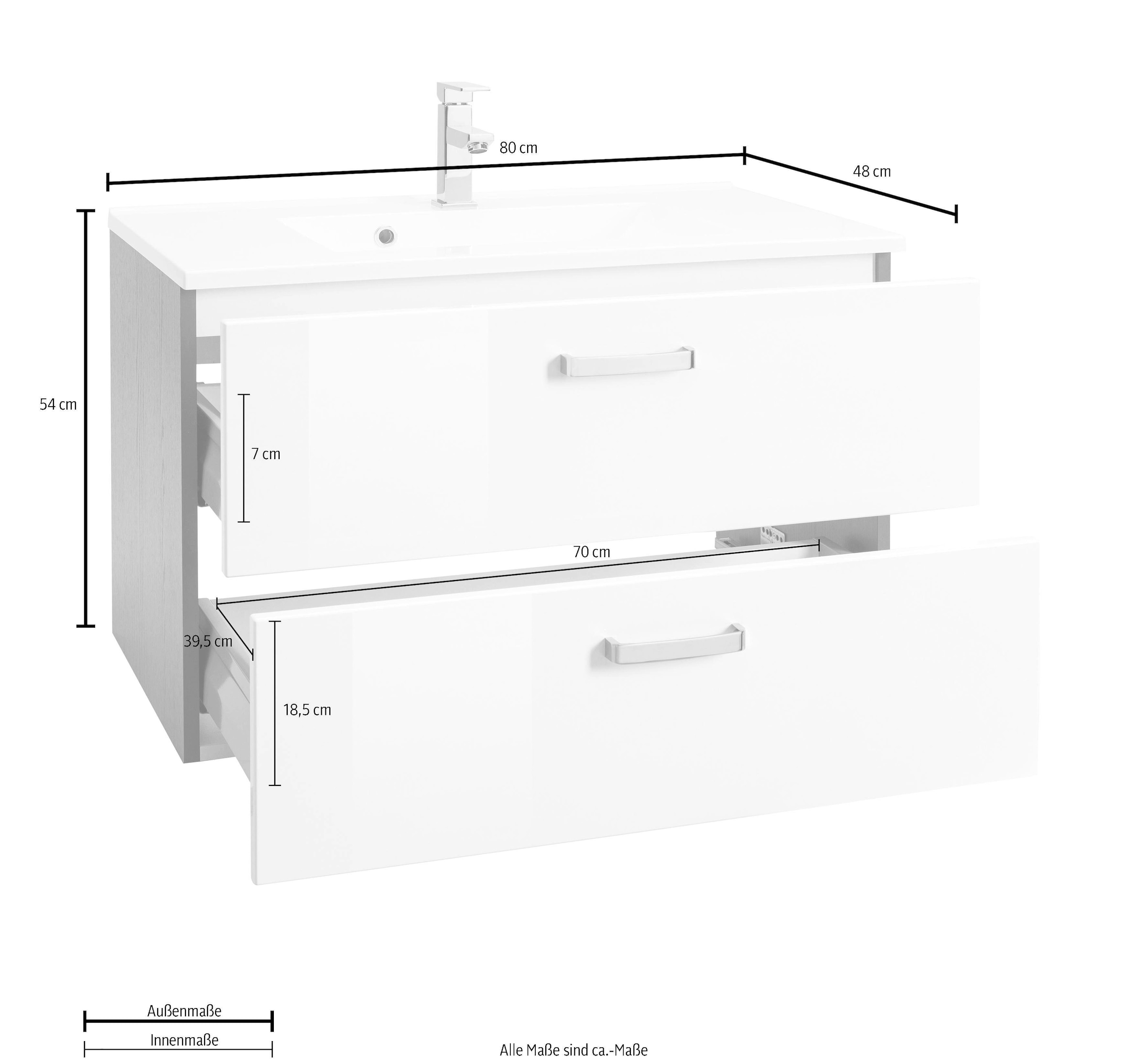 welltime Waschtisch »Ravenna«
