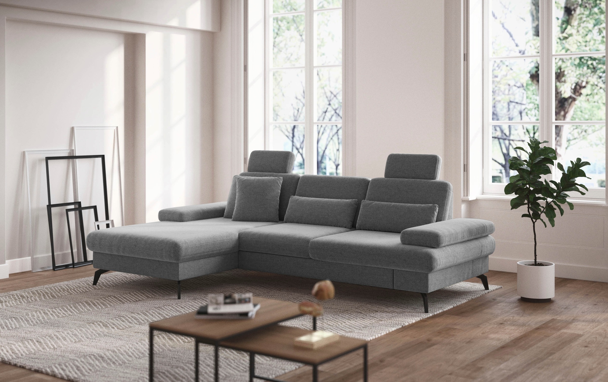 sit&more Ecksofa »Morris L-Form, inkl. Sitztiefenverstellung«, wahlweise mi günstig online kaufen