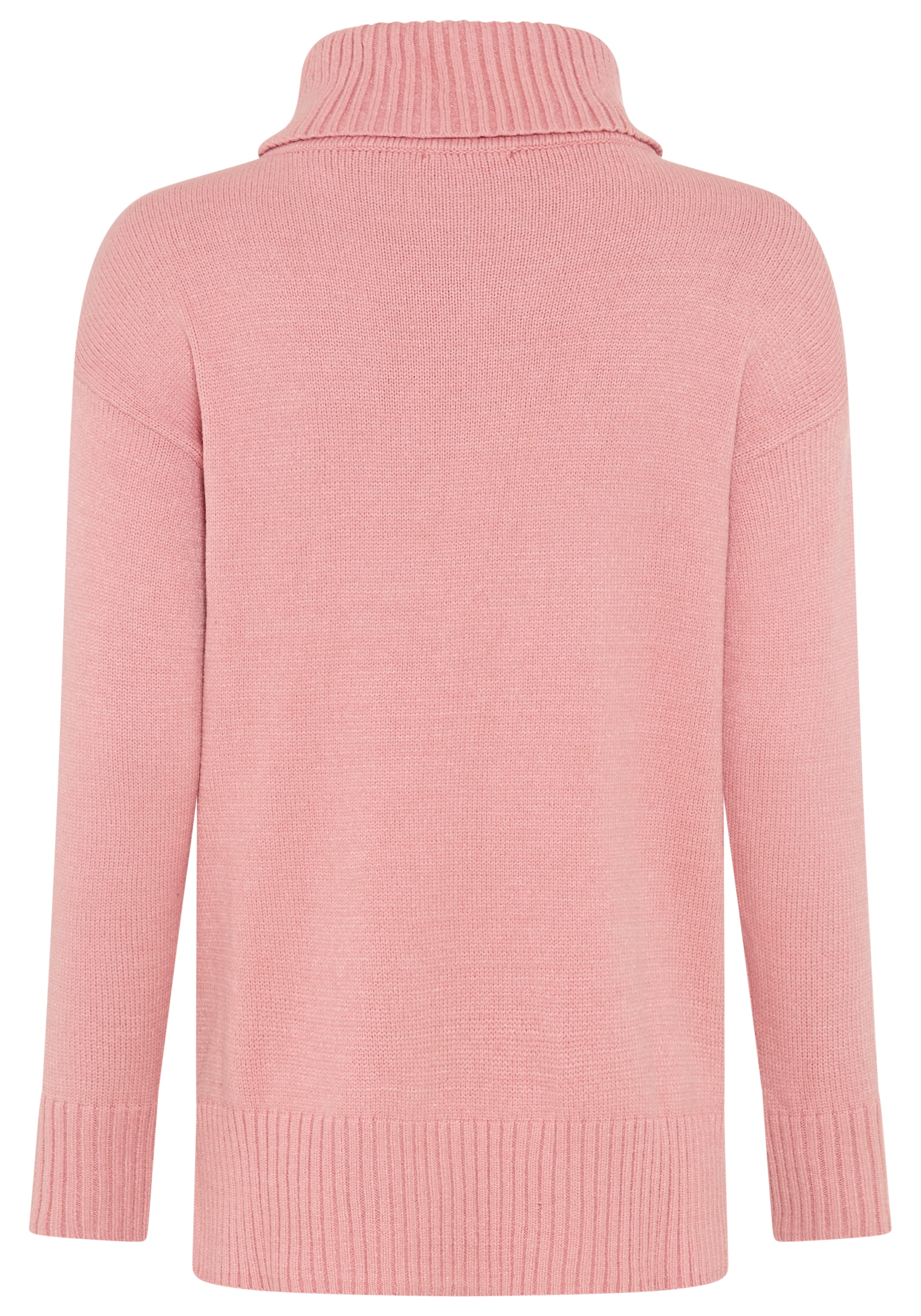 Tamaris Rollkragenpullover »aus weicher Viskosemischung« in lässiger Form mit seitlichen Schlitzen