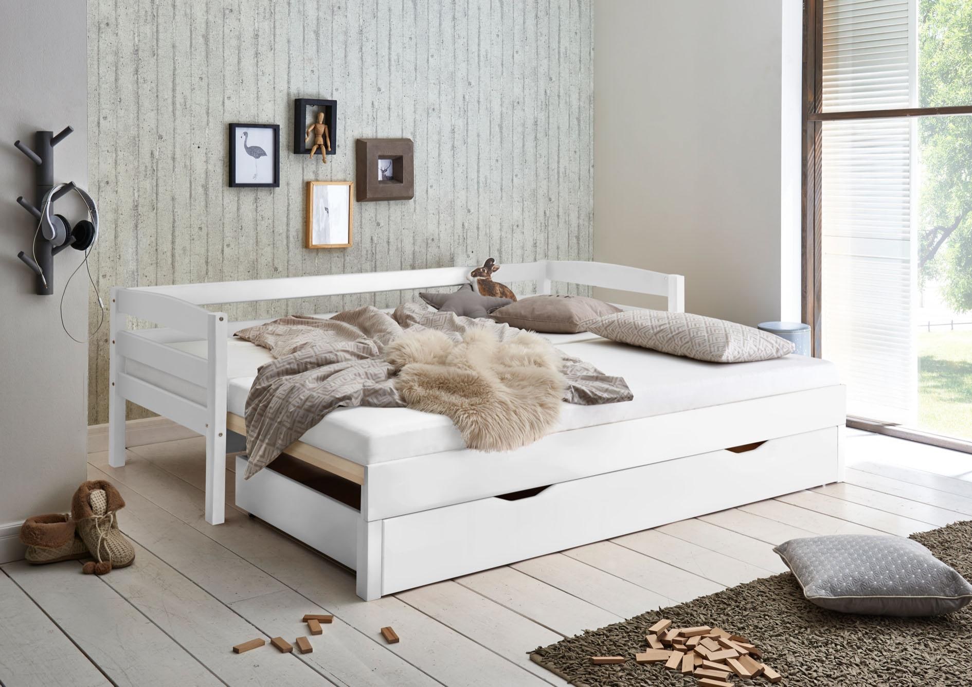 7. Bild von Relita Funktionsbett, mit Lattenrost, Bettschublade und Auszug auf 180x200 cm