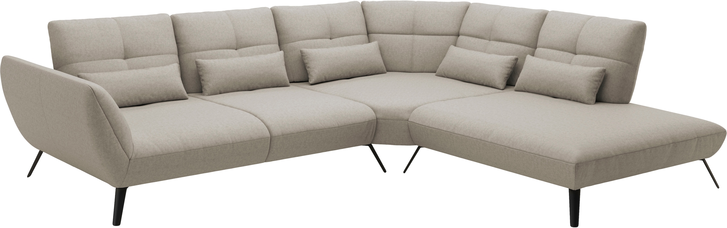 Places of Style Ecksofa »Mikado L-Form«, inkl. Sitztiefenverstellung und Armteilverstellung