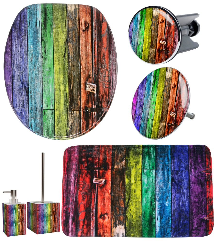 Sanilo Badaccessoire-Set »Rainbow«, (Komplett-Set, 6 tlg.)