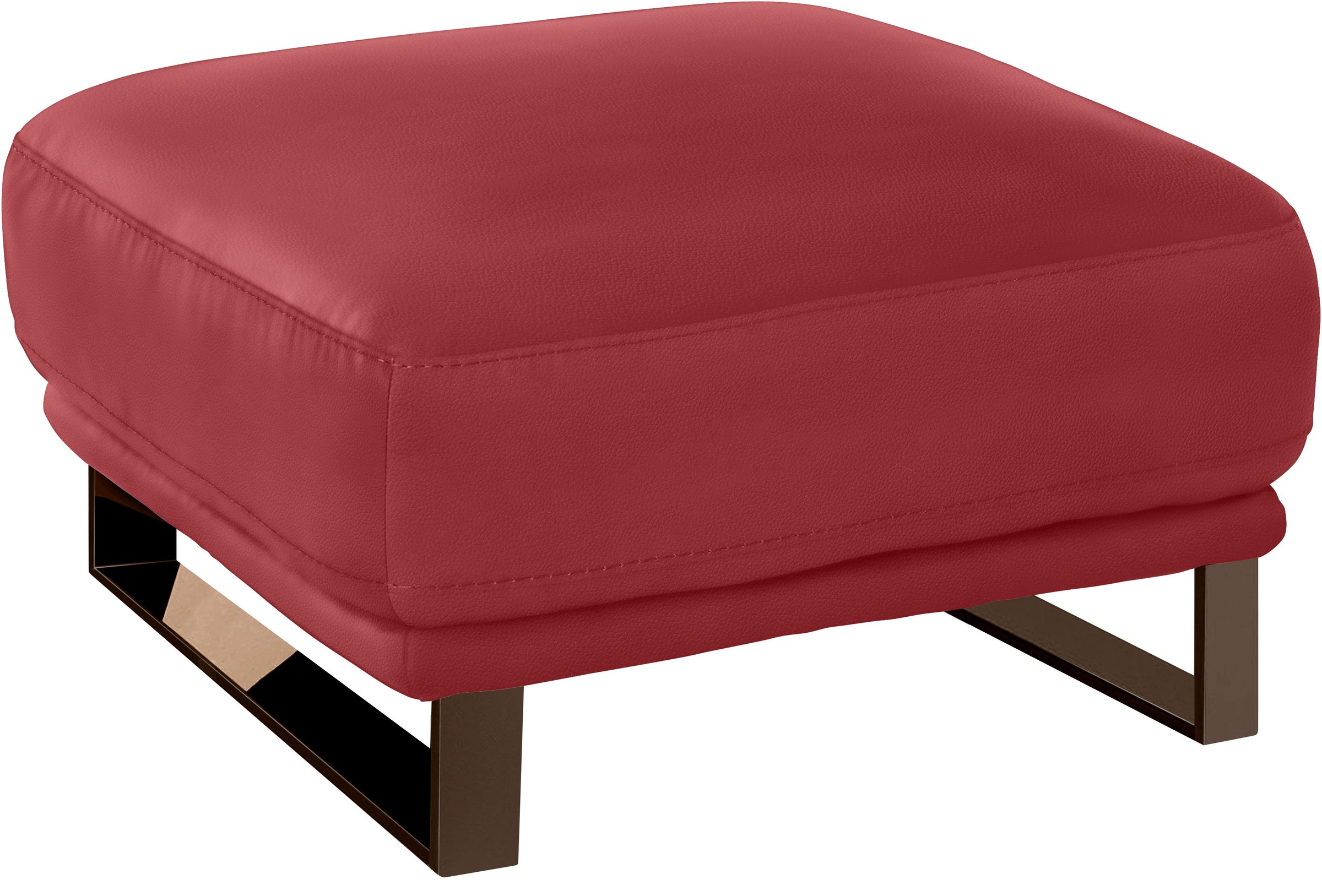 W.SCHILLIG Hocker »montanaa«, mit Metallkufen in Bronze pulverbeschichtet, Breite 71 cm