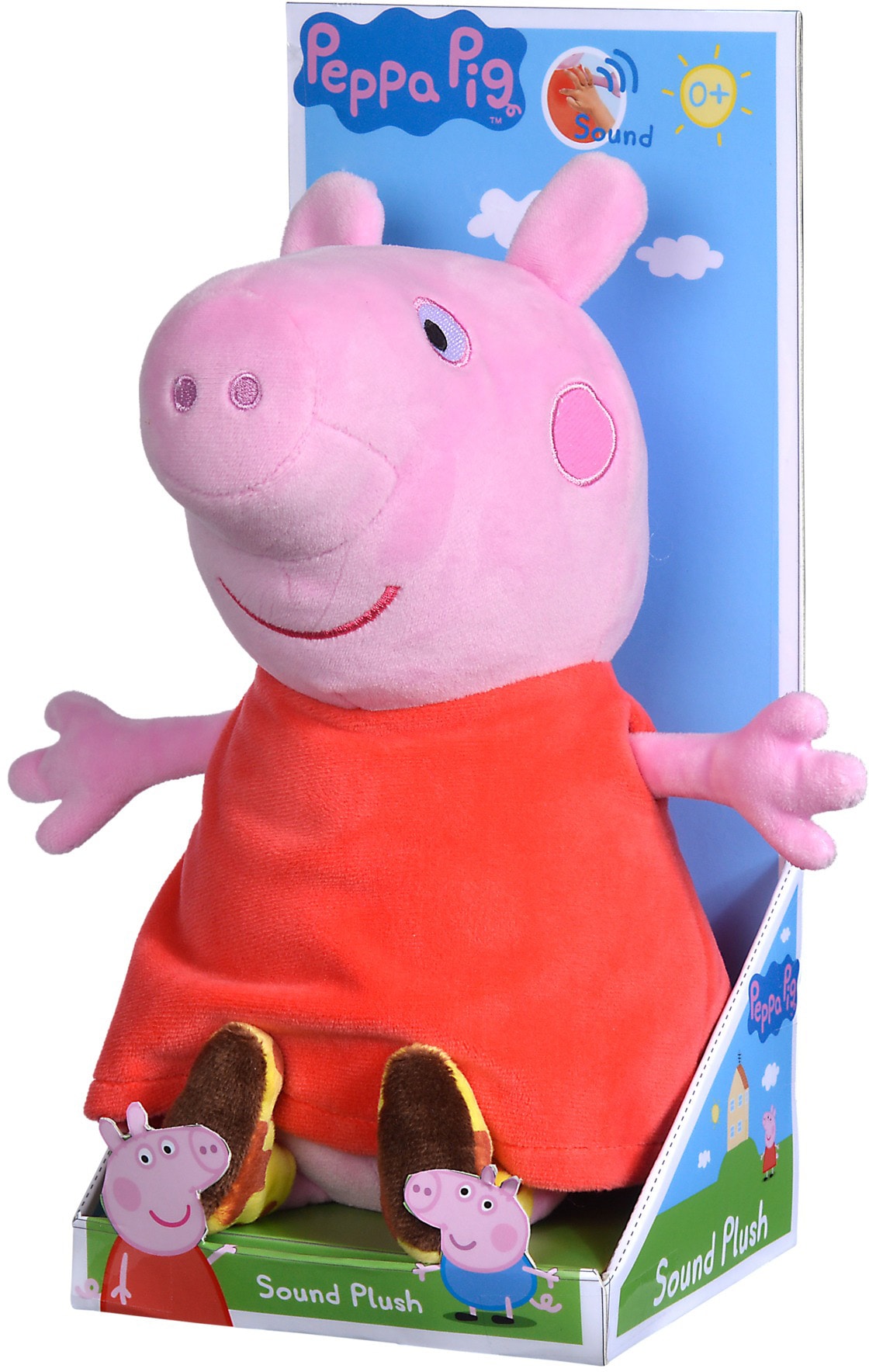 Kuscheltier »Peppa Pig, Peppa, 22 cm«, mit Sound