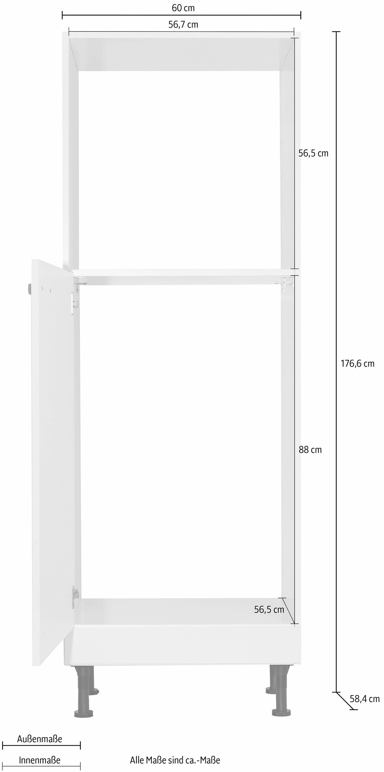 OPTIFIT Backofen/Kühlumbauschrank »Cara«