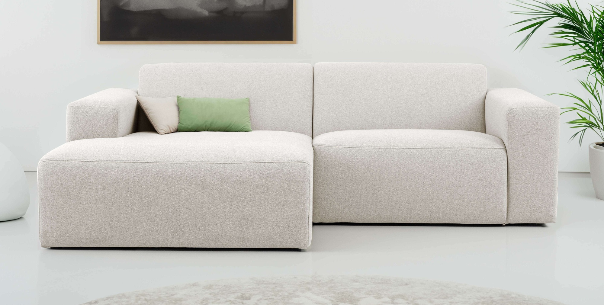 INOSIGN Ecksofa »Koa,228cm, L-Form, Modulsofa, Webstoff, Cord, Struktur« De günstig online kaufen