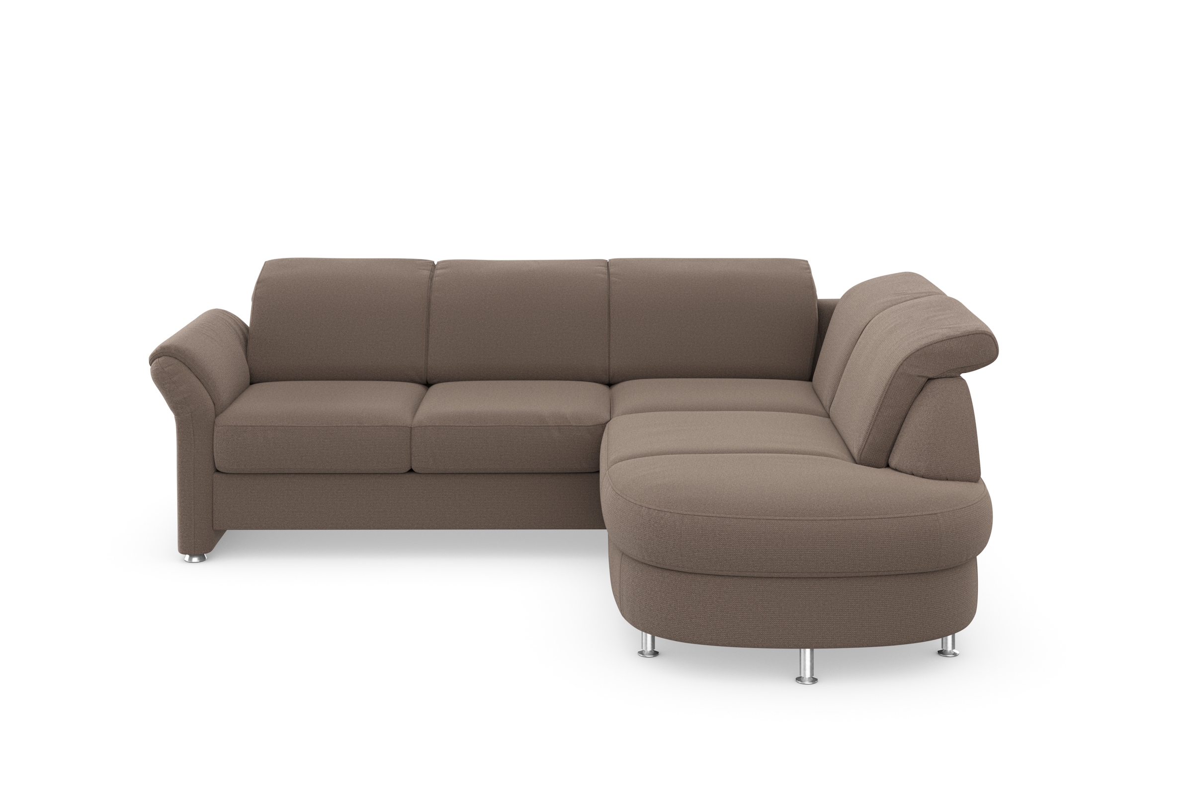 sit&more Ecksofa »Apulia L-Form«, wahlweise Bettfunktion, Bettkasten und Kopf- und Armteilverstellung