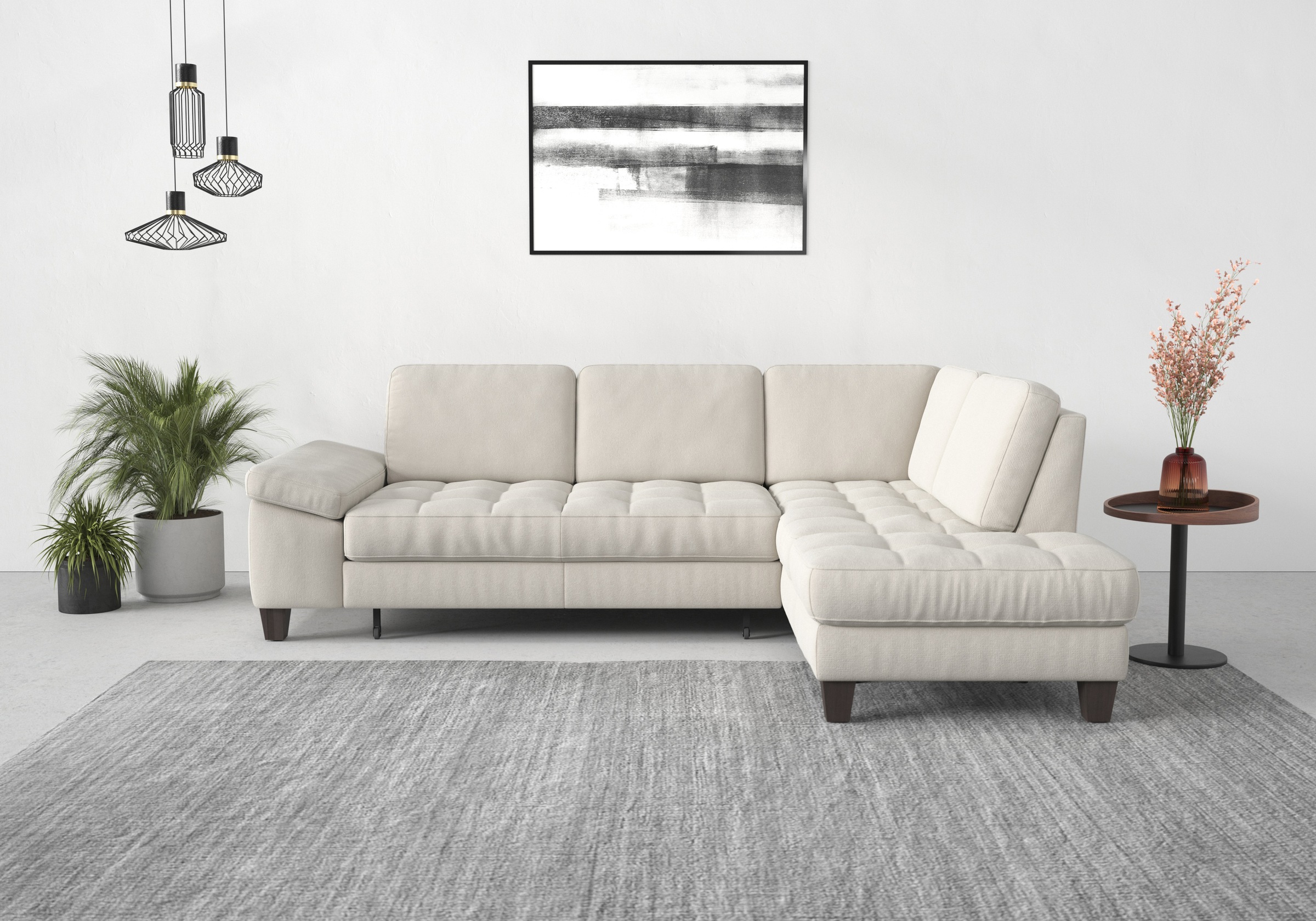 sit&more Ecksofa »Westham L-Form«, mit Ottomane, mit oder ohne Bettfunktion günstig online kaufen