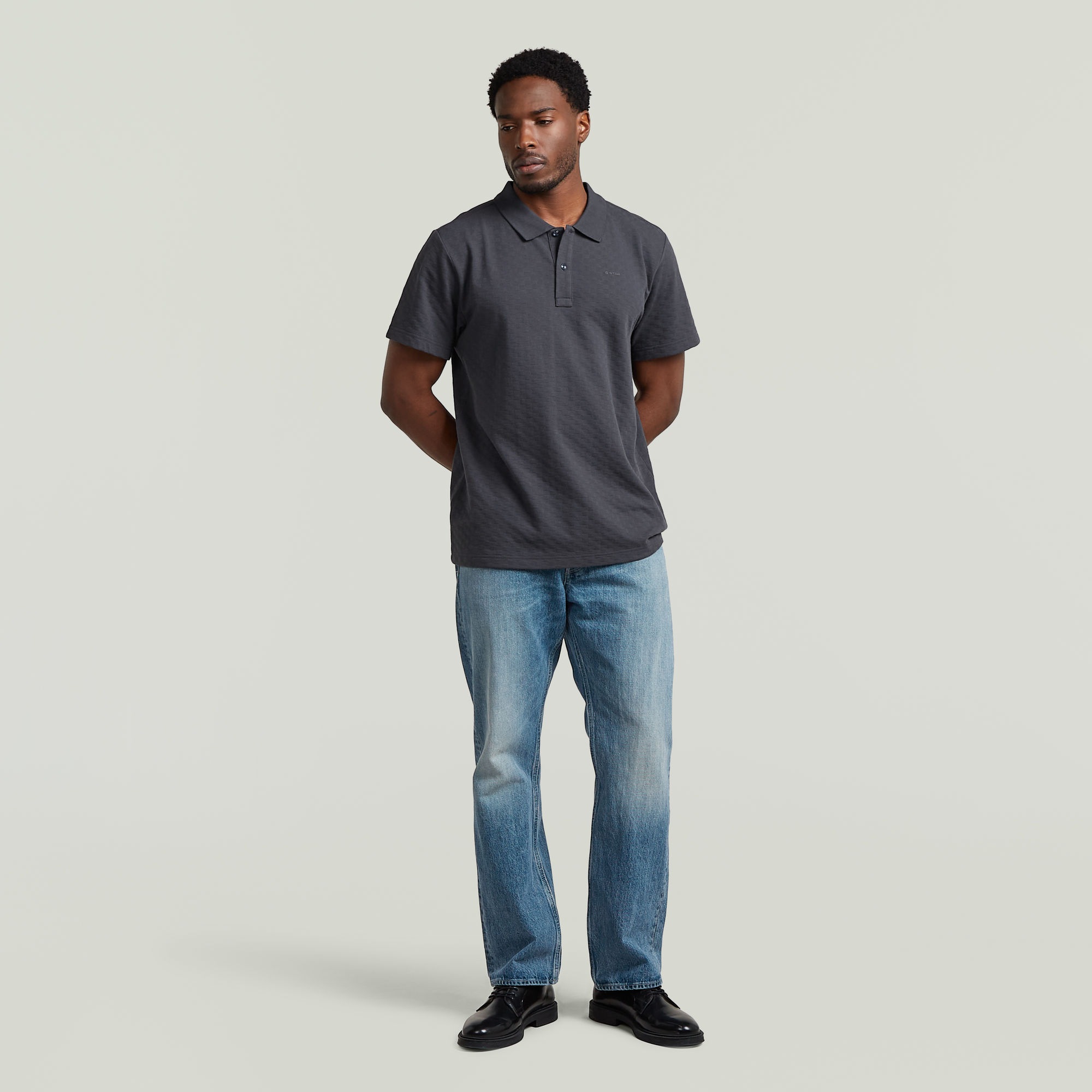 G-STAR Poloshirt »Core Regular Jacquard Polo« aus Baumwolle