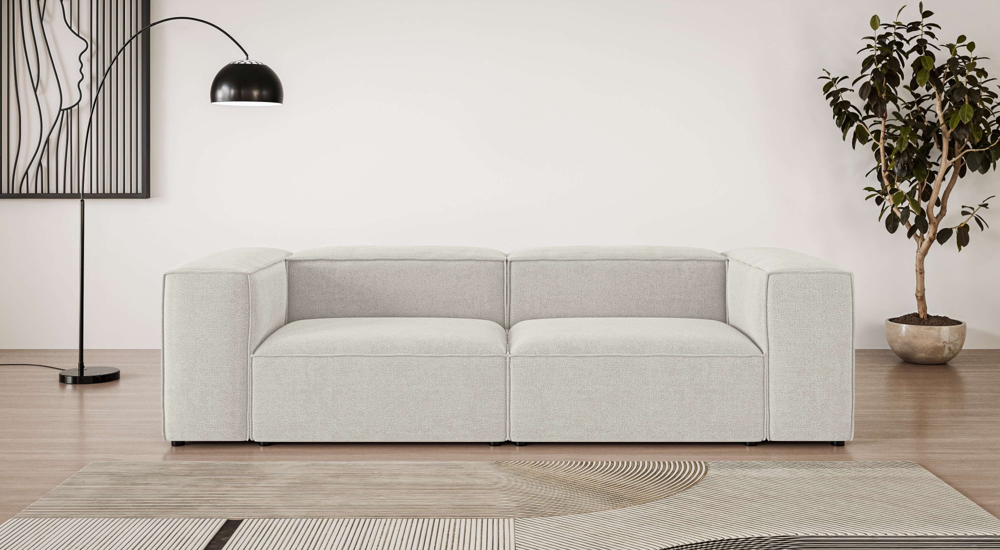 INOSIGN Big-Sofa »HAILY Modularsofa, Maße B/T/H: 260/100/72 cm«, als Modul günstig online kaufen