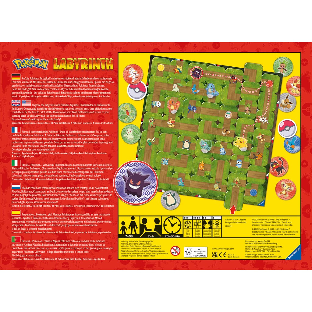 Ravensburger Spiel »Pokémon Labyrinth«