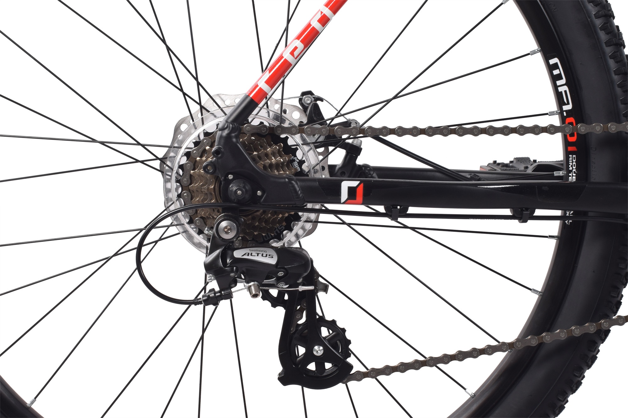 REDLOUD Mountainbike »MA.01«, 21 Gang, Shimano, Shimano Altus Schaltwerk, Kettenschaltung