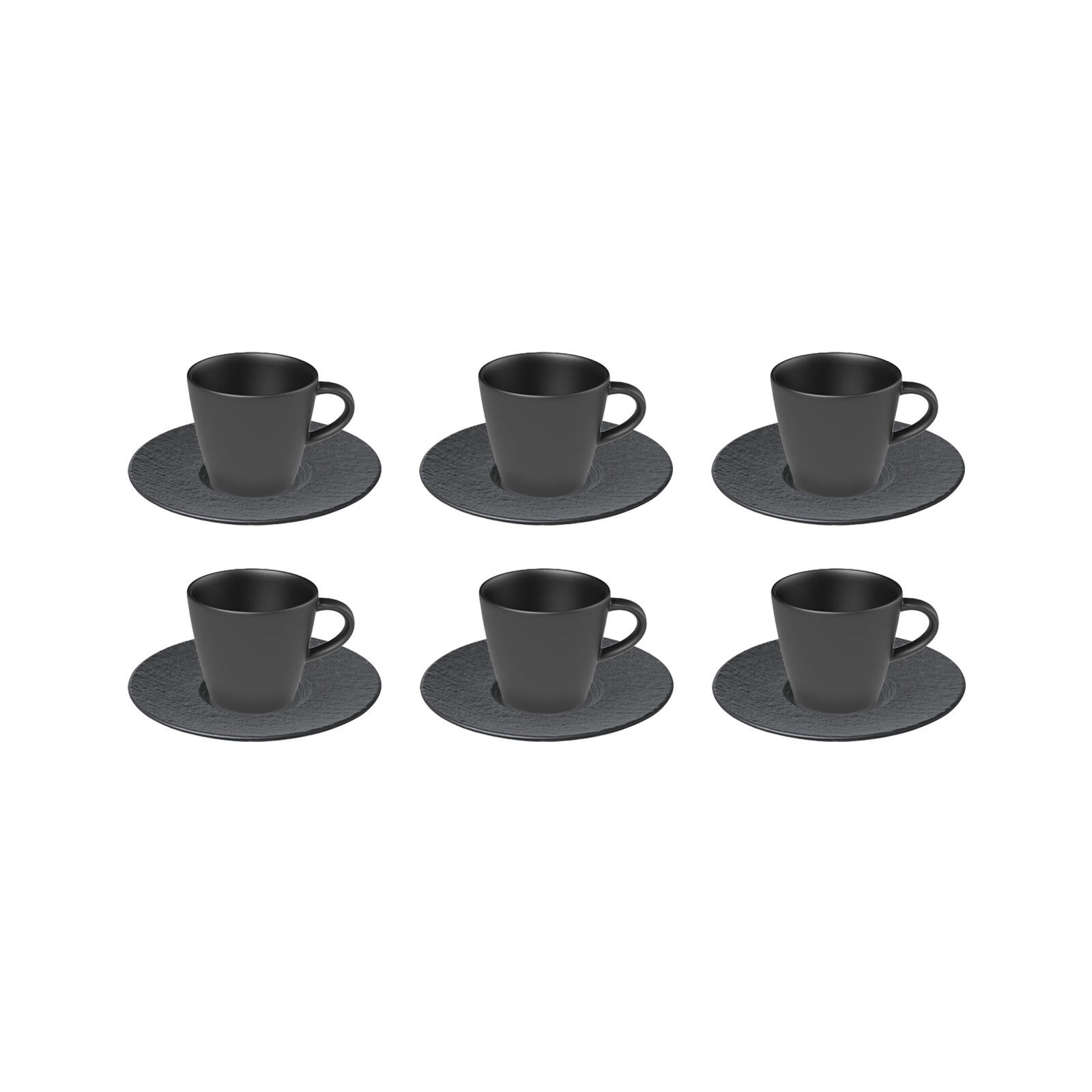 Villeroy & Boch Espressotasse »Espresso Set Manufacture Rock 60 ml 6er Set günstig online kaufen