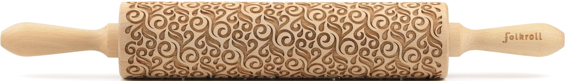 folkroll Teigroller »3D-Motiv-Teigrolle«, Floral Deko