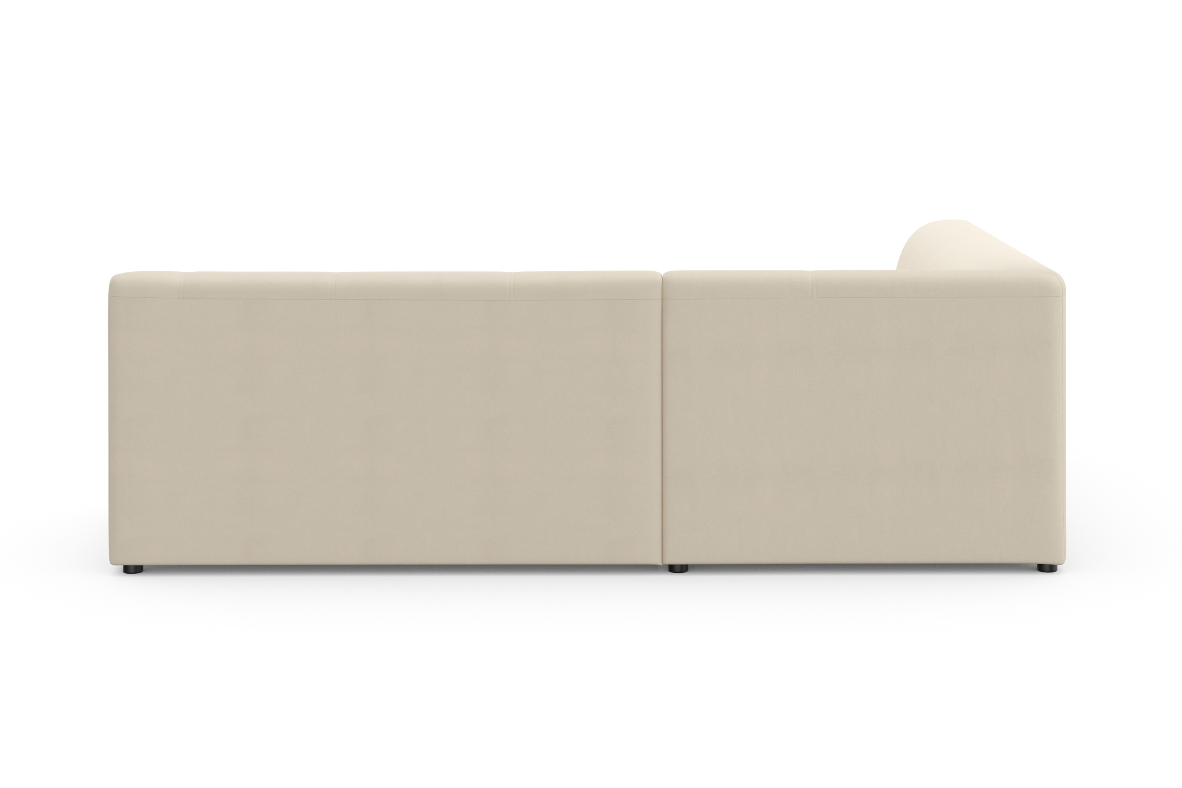 DOMO collection Ecksofa »Topper zeitlos elegant, kompakte Stellmaße, OTTOs Choice, L-Form«, mit Ottomane, wahlweise mit Schlaffunktion