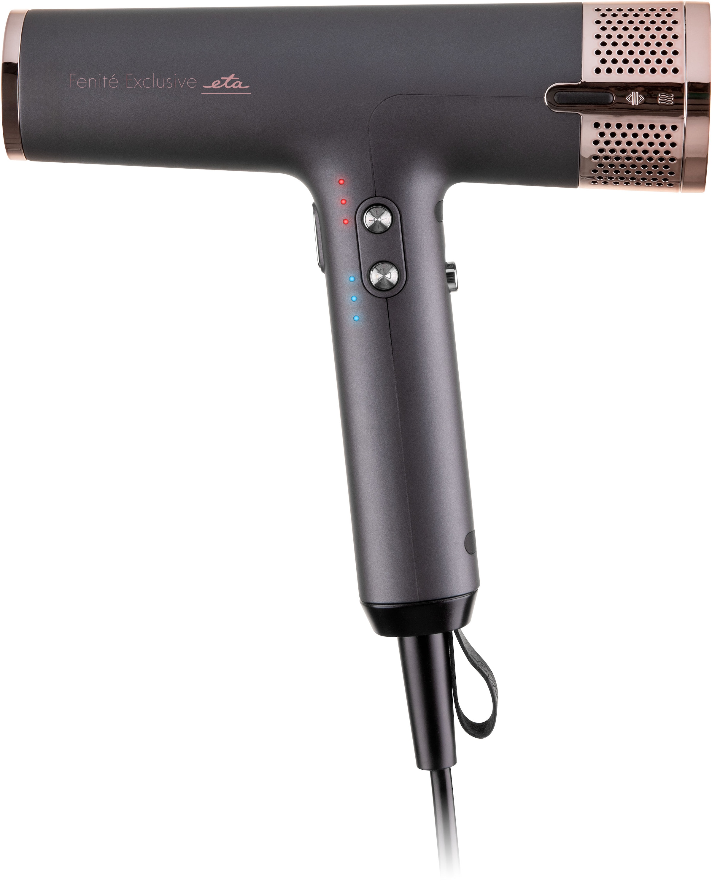 eta Ionic-Haartrockner »ETA Fenite Exclusive Haartrockne mit Ionisierung & Smart Heat Control«, 1600 W, 3 Aufsätze, Ultraleichter & leiser Föhn mit Ionisierung & 4 Luftstufen