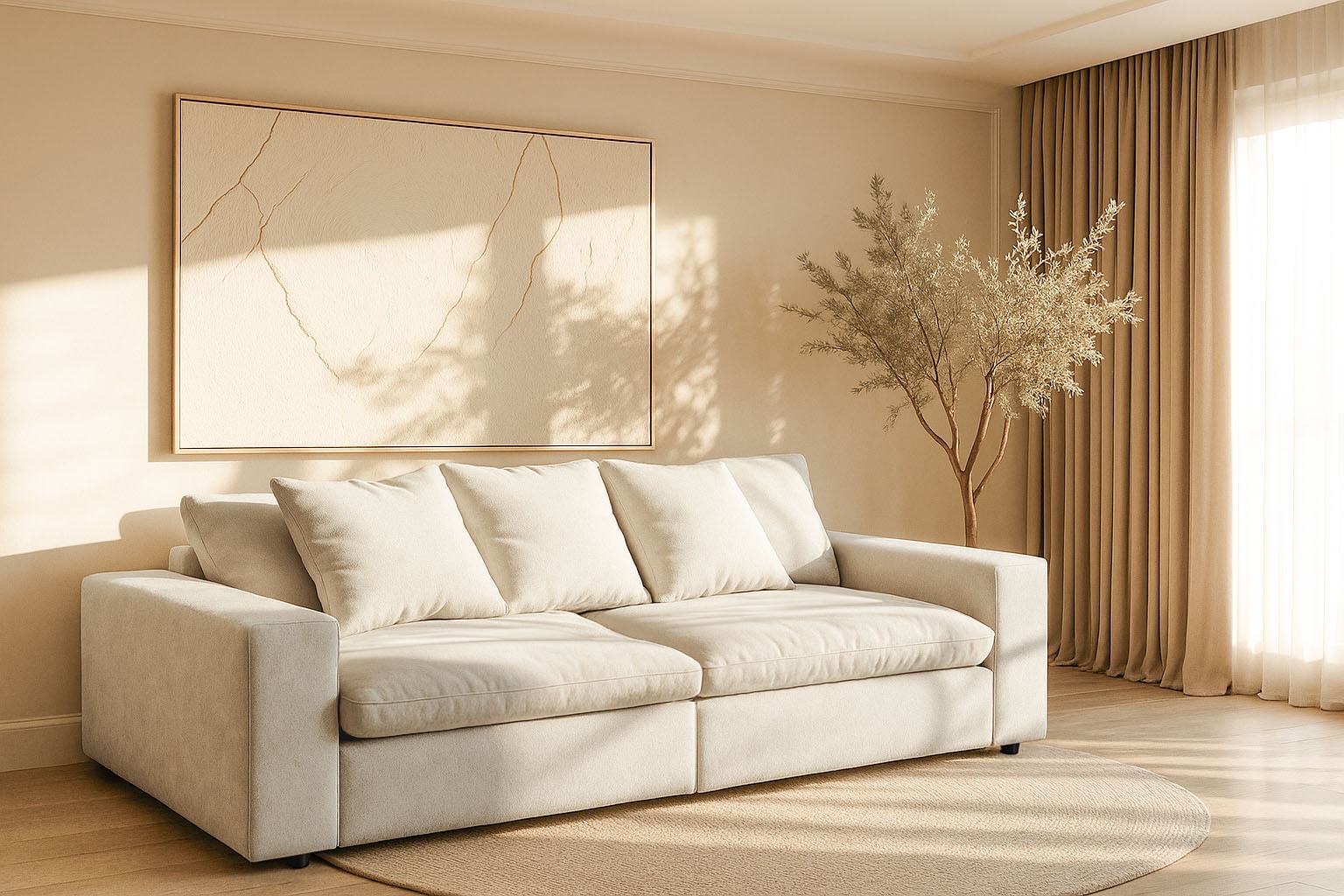 andas Big-Sofa »Venslev«, Lounge-Sofa, mit extra tiefer Sitzfläche und lose günstig online kaufen