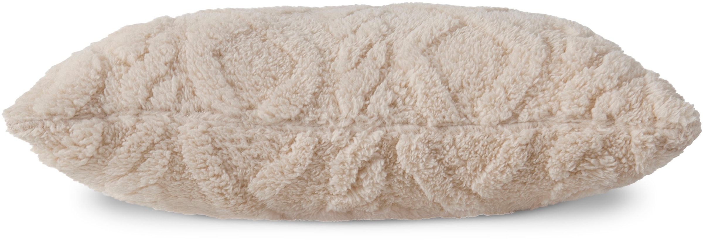 Descanso Dekokissen »Jacquard teddy« Dekokissen, Zierkissen, Weich, 40x40 cm, Teddy, Jacquard