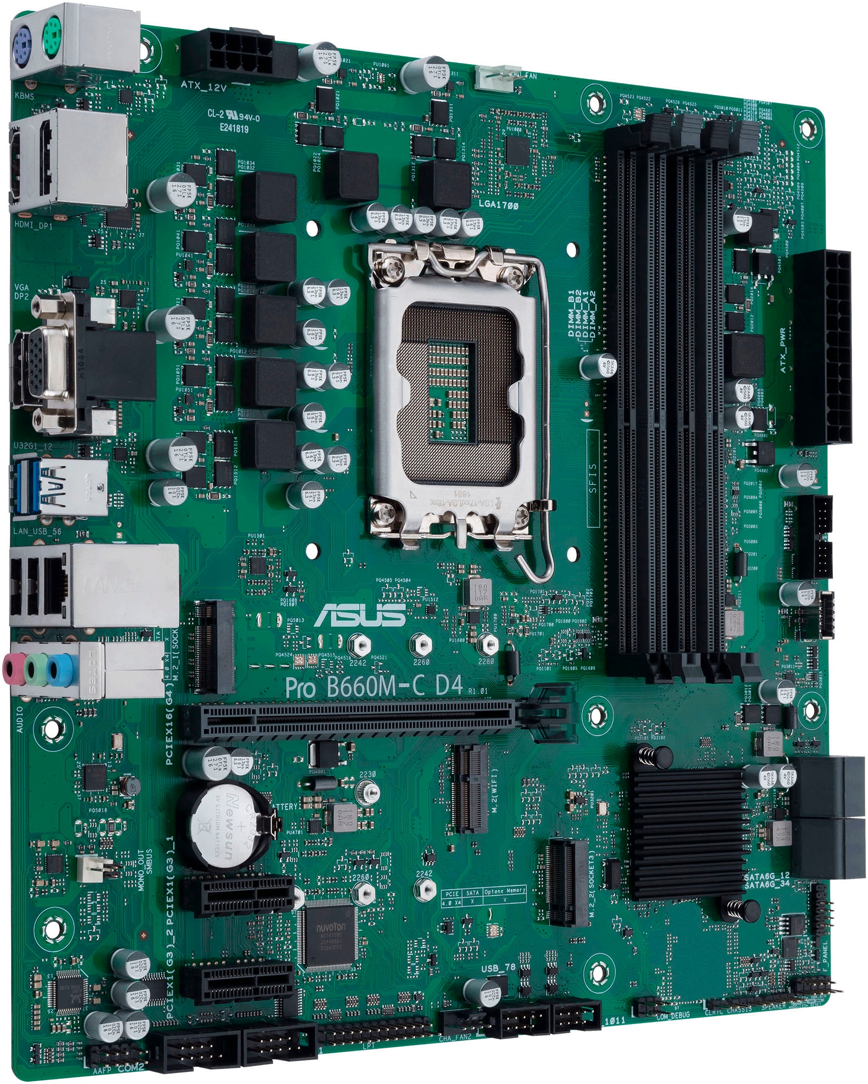 Asus Mainboard »PRO B660M-C D4-CSM«