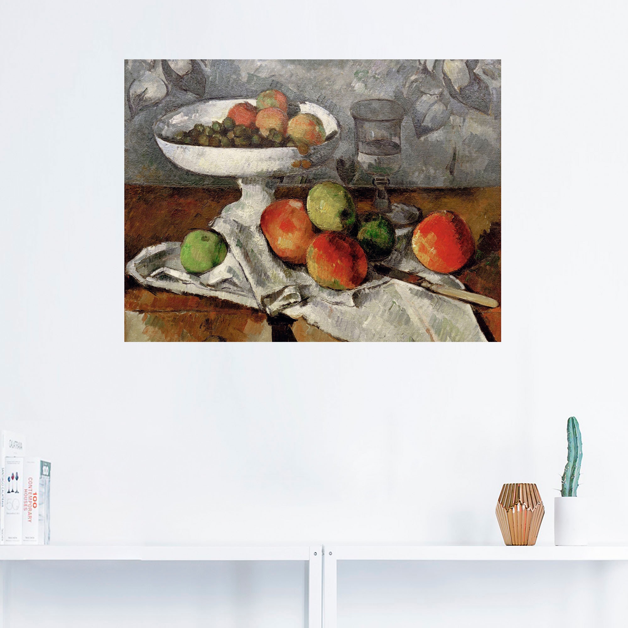 Artland Wandbild »Stillleben mit Obstschale«, Arrangements, (1 St.), als Poster, Wandaufkleber in verschied. Größen