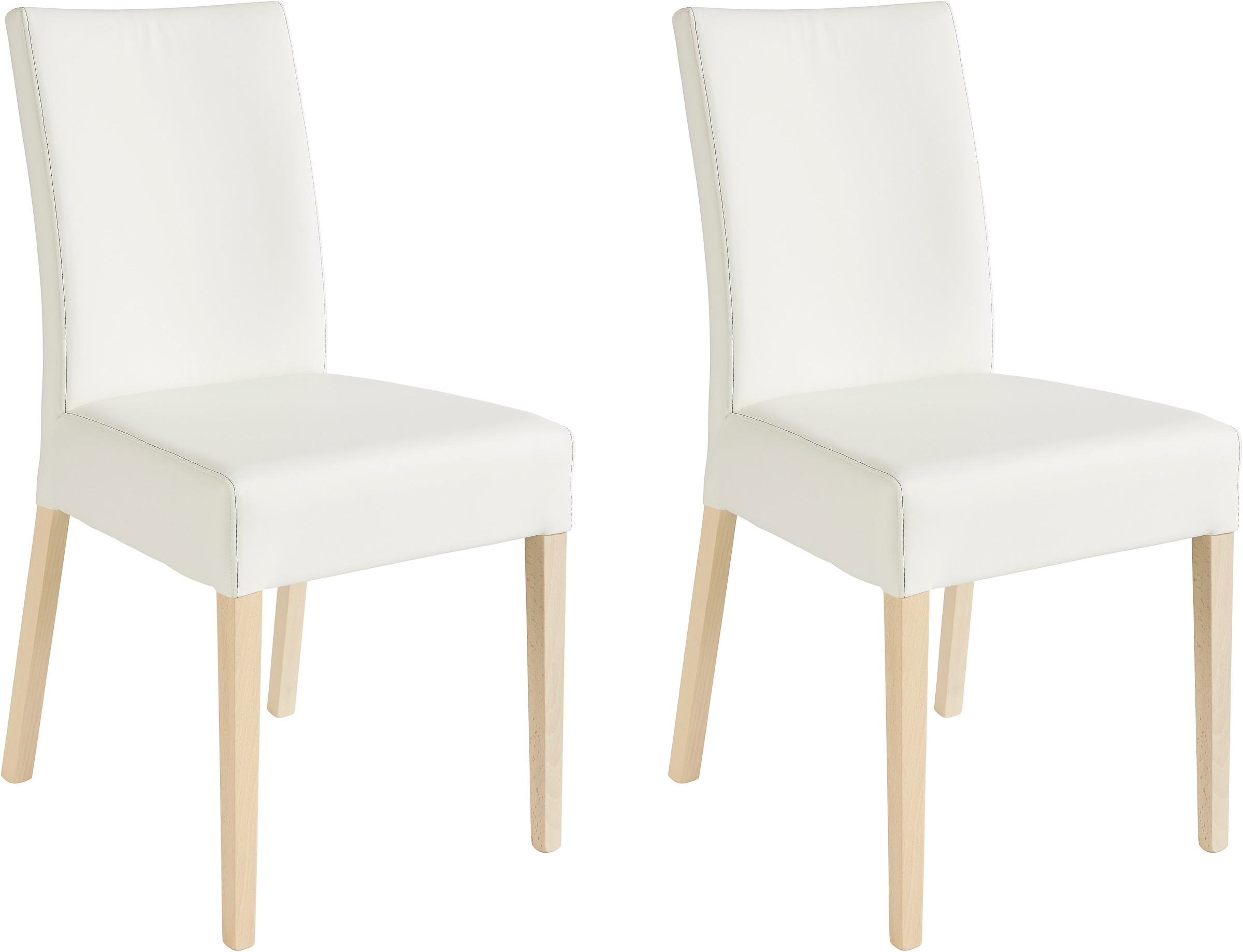 Home affaire 4-Fußstuhl »Umag« (Set) 2 Stk.Sitz und Rücken gepolstert günstig online kaufen