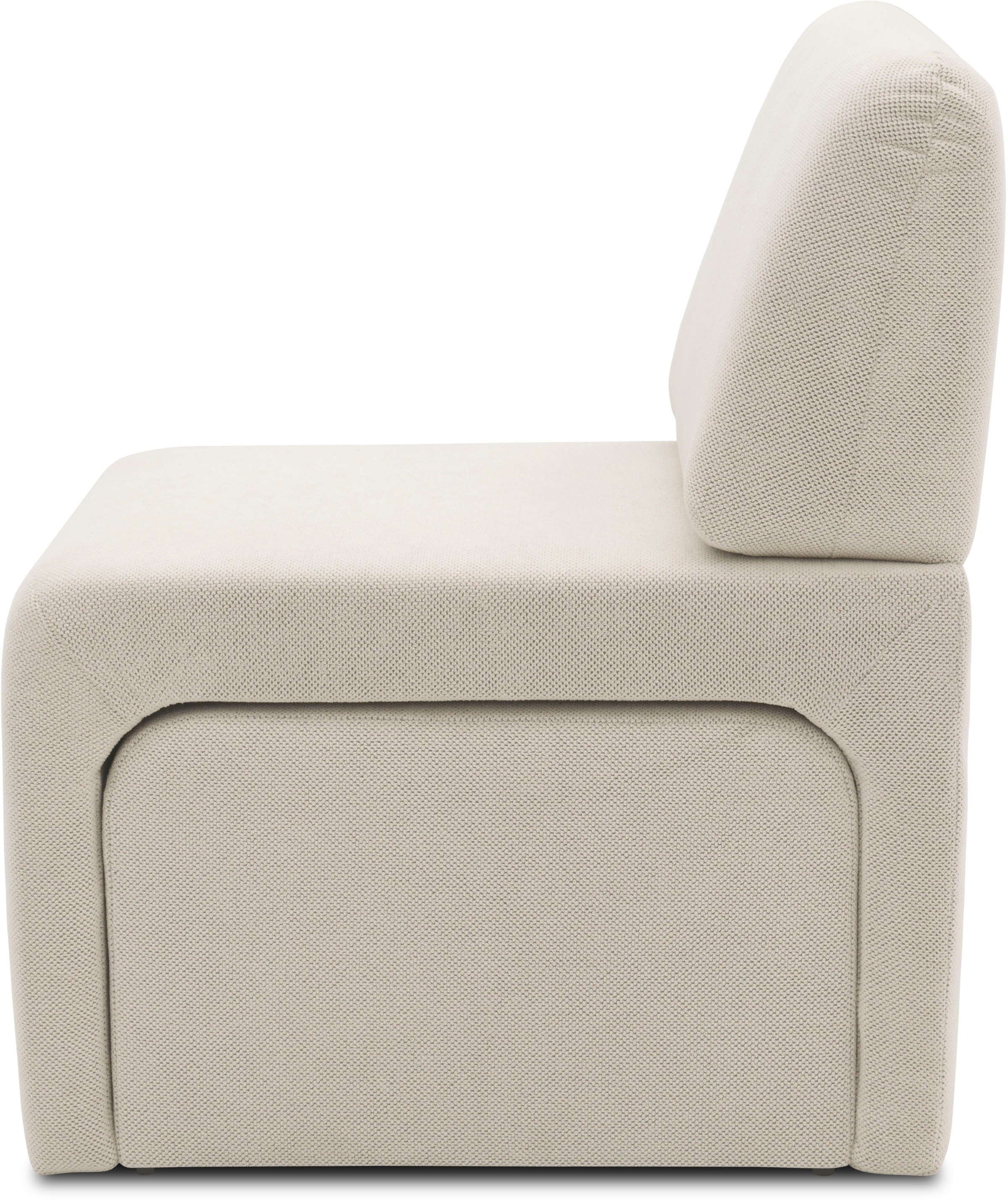 DOMO collection Sessel »mit Hocker 700017 ideal für kleine Räume, platzsparend, bequem«, Hocker unter dem Sessel verstaubar, lieferbar in nur 2 Wochen