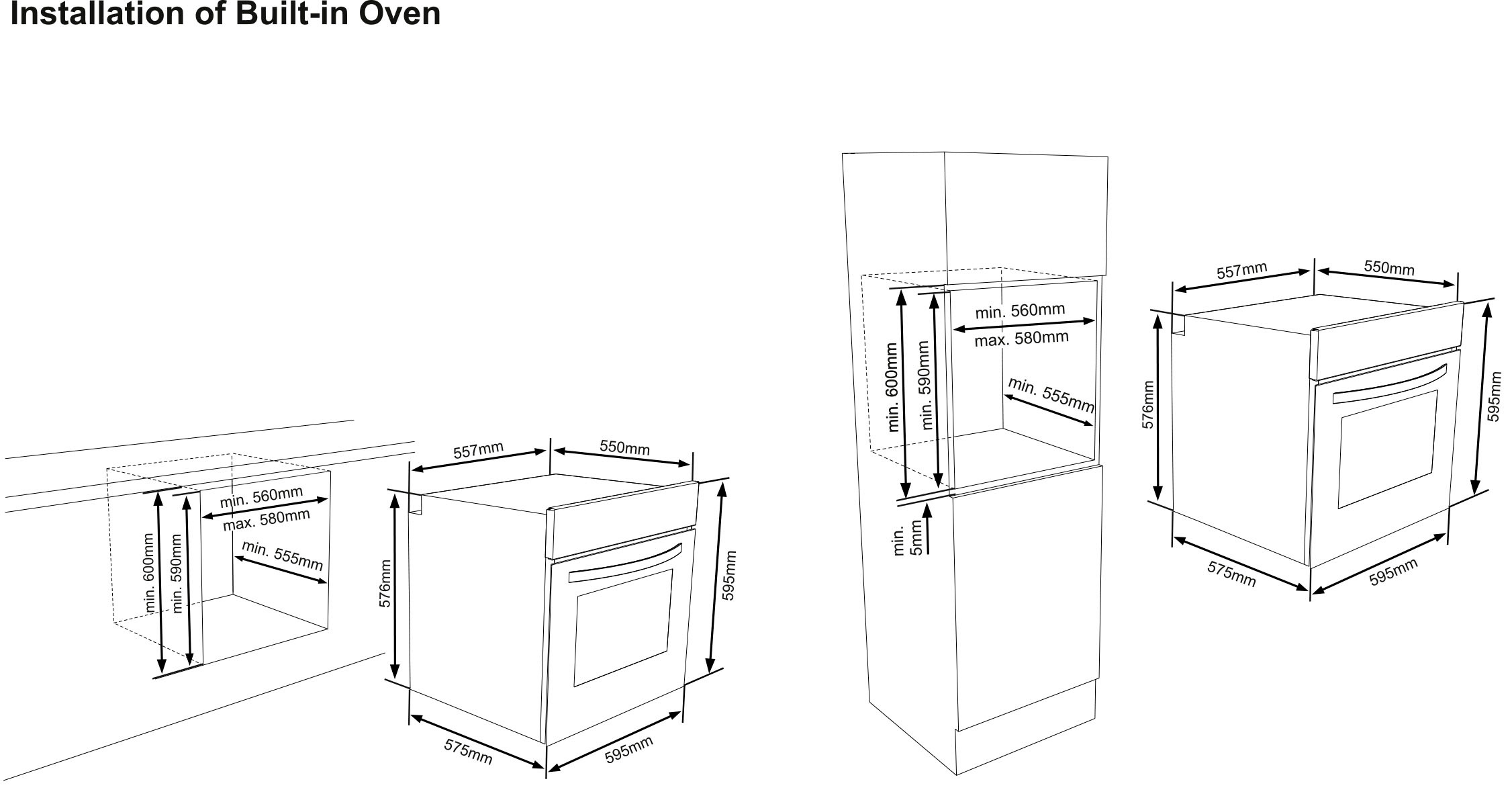 Sharp Backofen-Set »K-61V28BM1-EU«, Pyrolyse-Selbstreinigung