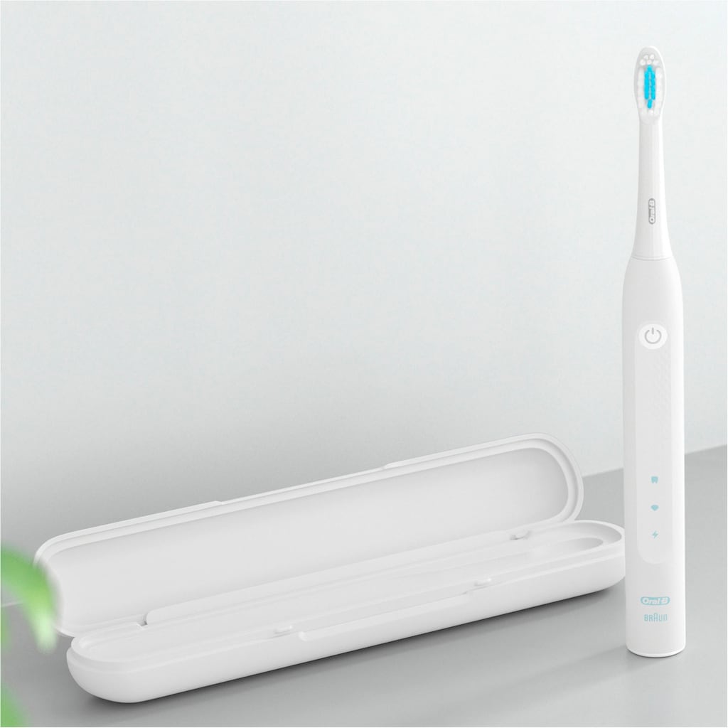 Oral-B Schallzahnbürste »Pulsonic Slim Clean 2500«, 2 St. Aufsteckbürsten