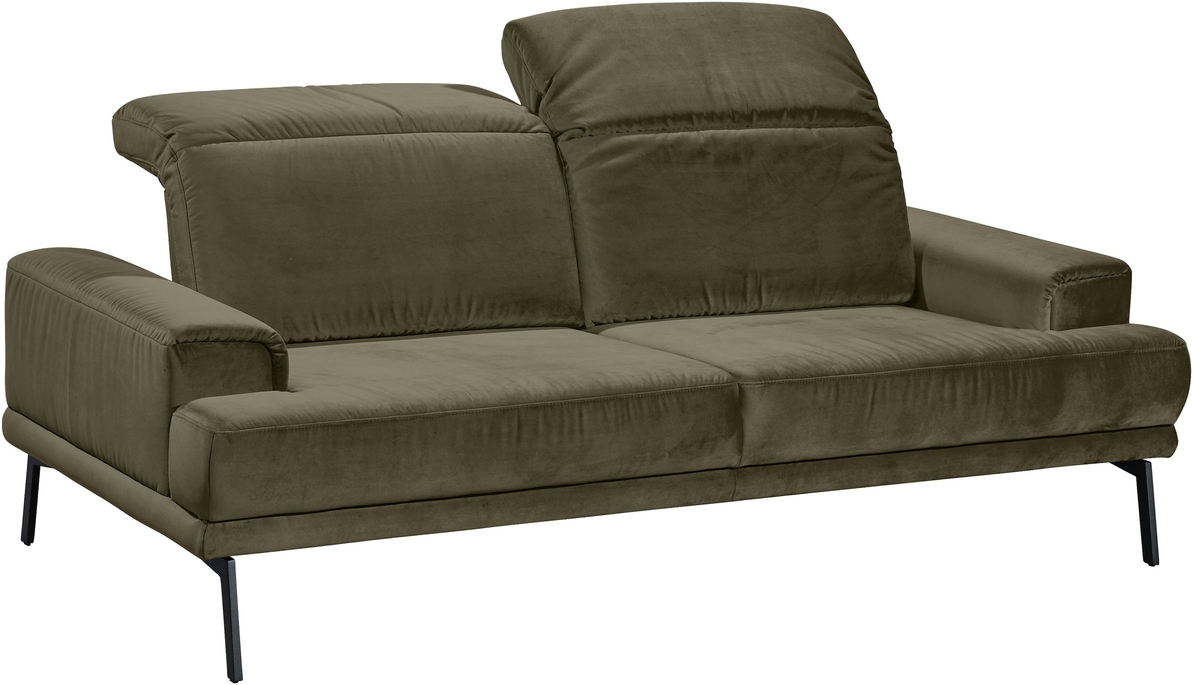 Musterring 2-Sitzer »MR 4580«, inkl. Kopf- und Sitztiefenverstellung, Fuß schwarz, B198 x T103 cm