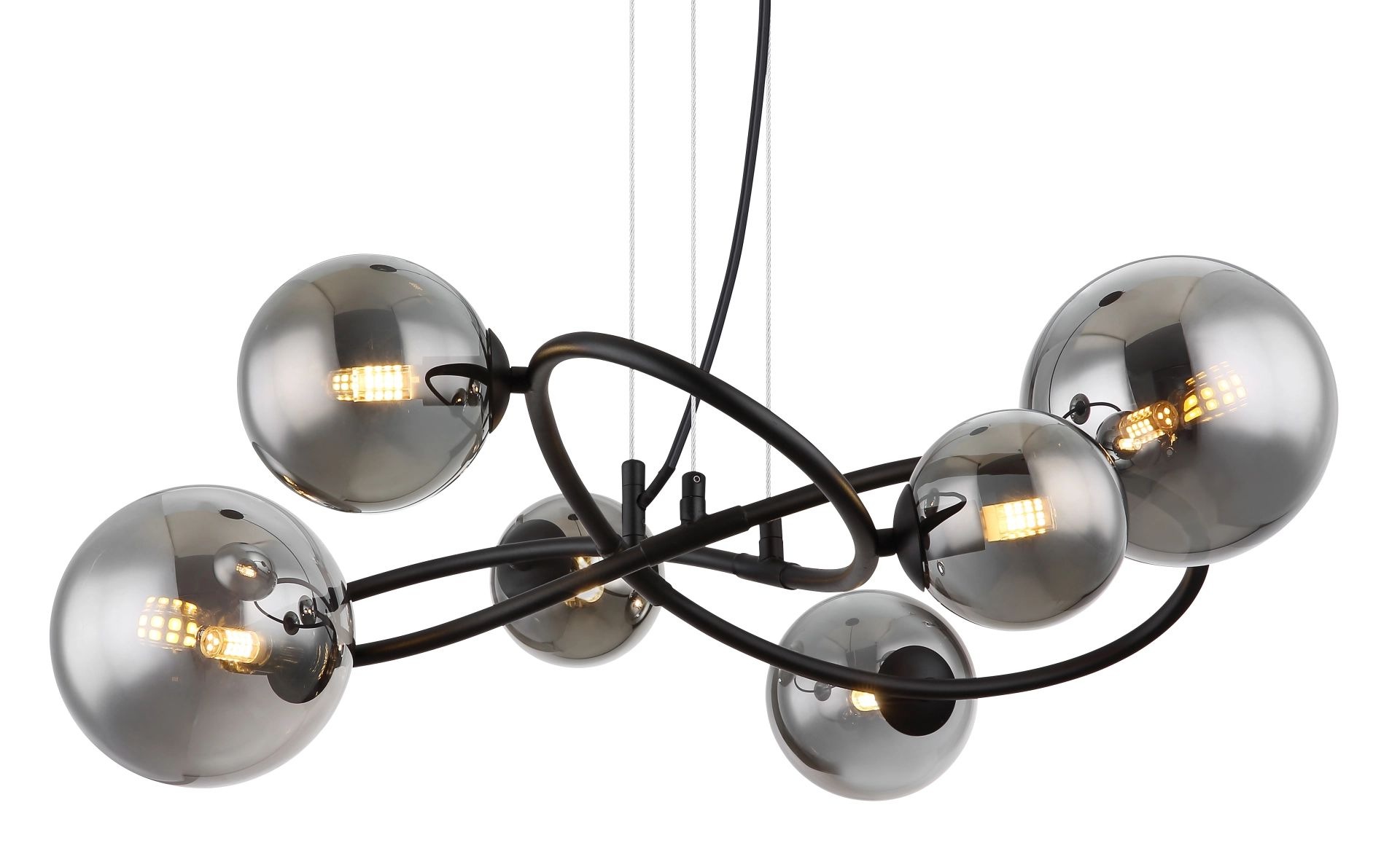 GLOBO LIGHTING Hängeleuchte »RIHA« G9 1 Stk. Warmweiß Hängeleuchte, Pendelleuchte, Glas, Design Leuchte, Esszimmer