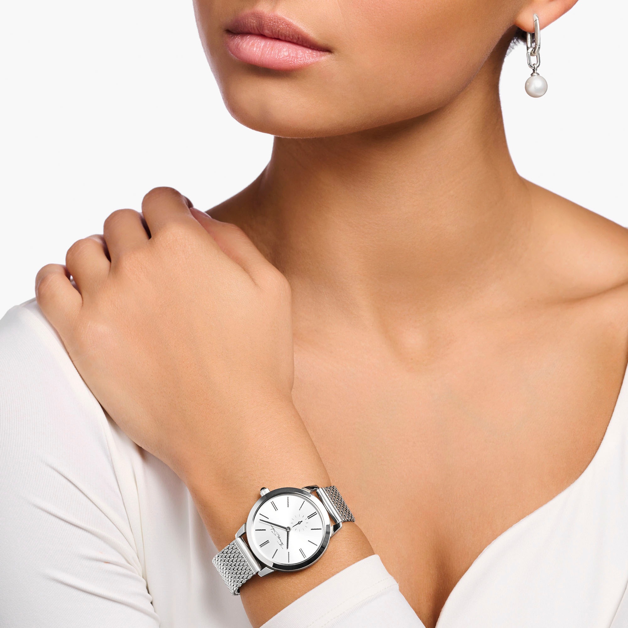 THOMAS SABO Quarzuhr »GLAM SPIRIT«, Armbanduhr, Damenuhr, Mineralglas mit Saphirbeschichtung