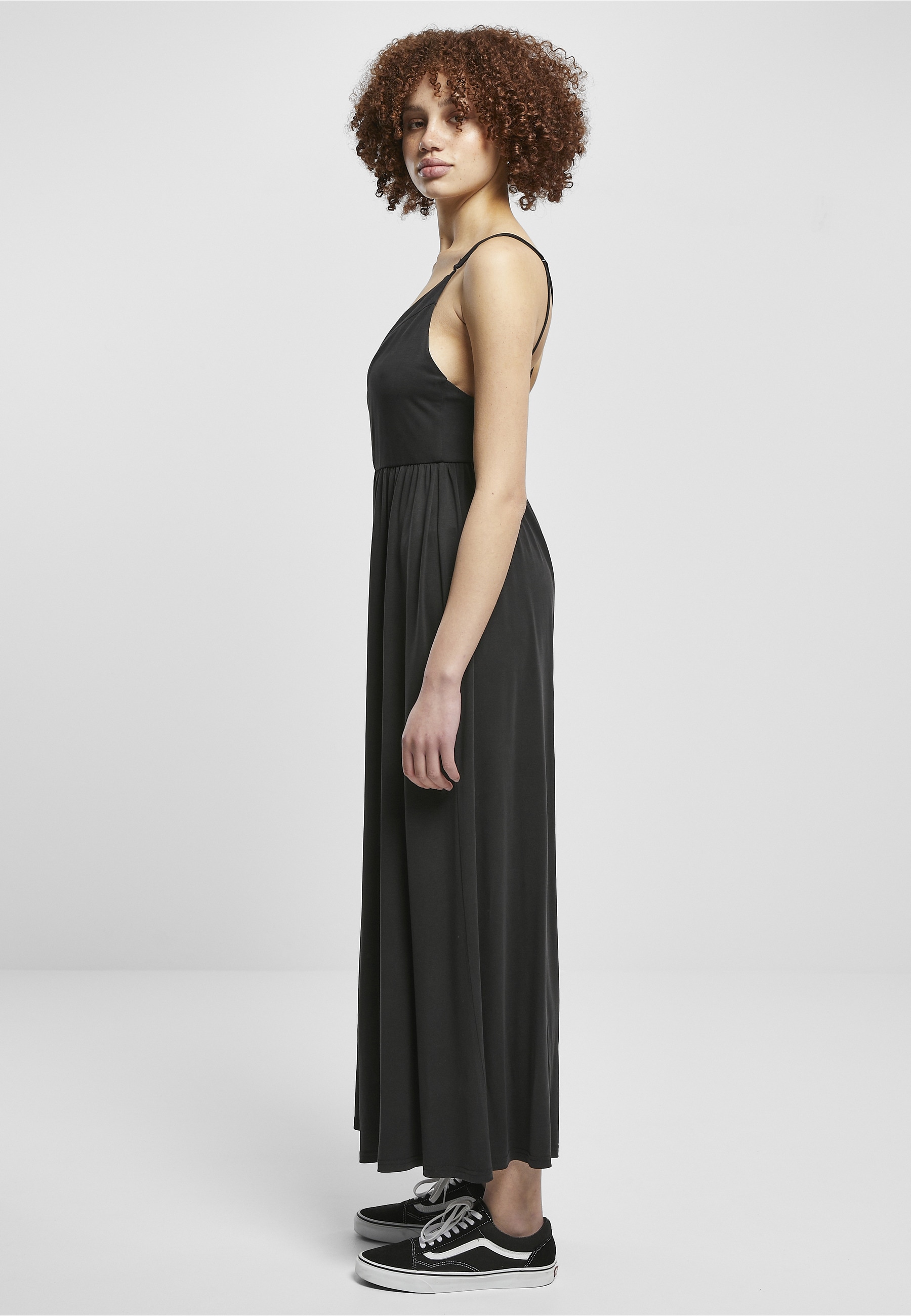 URBAN CLASSICS Jumpsuit »Urban Classics Damen Ladies Modal Spaghetti Jumpsuit« 1 Stk.