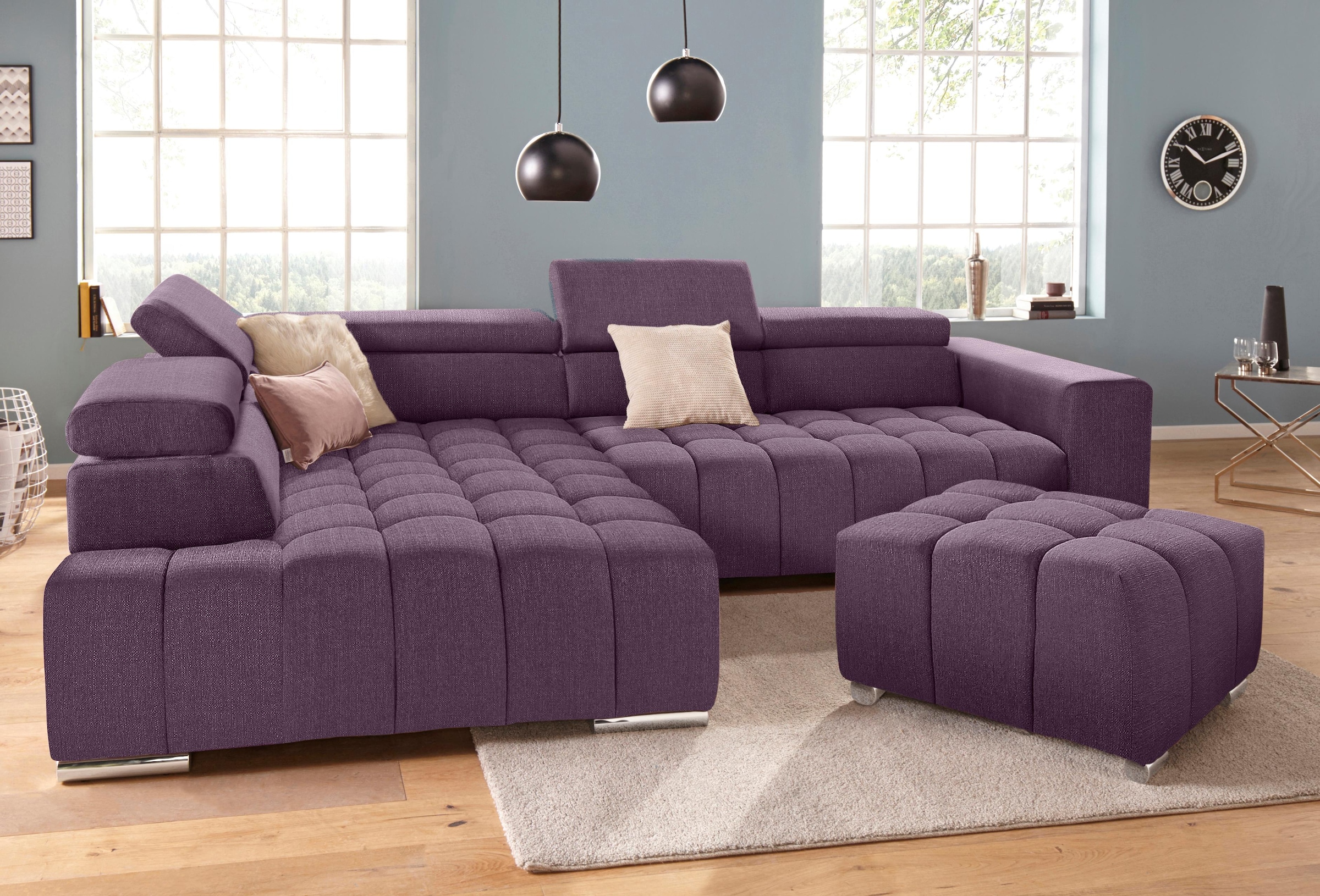 exxpo - sofa fashion Hocker »Elias hochwertig und elegant, mit tollem Sitzkomfort«