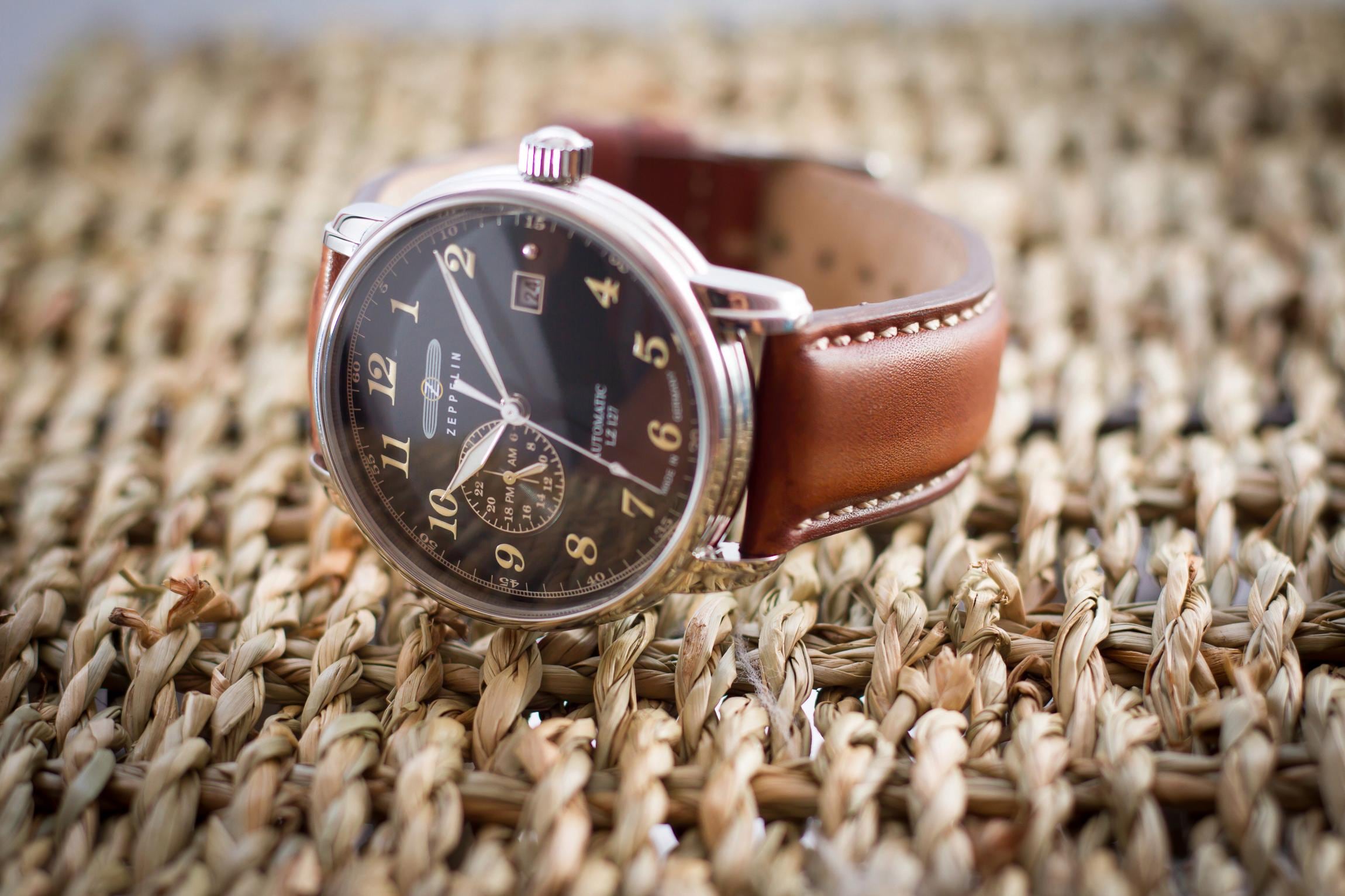 ZEPPELIN Automatikuhr »LZ 127 Graf Zeppelin«, Armbanduhr, Herrenuhr, Datum, Made in Germany