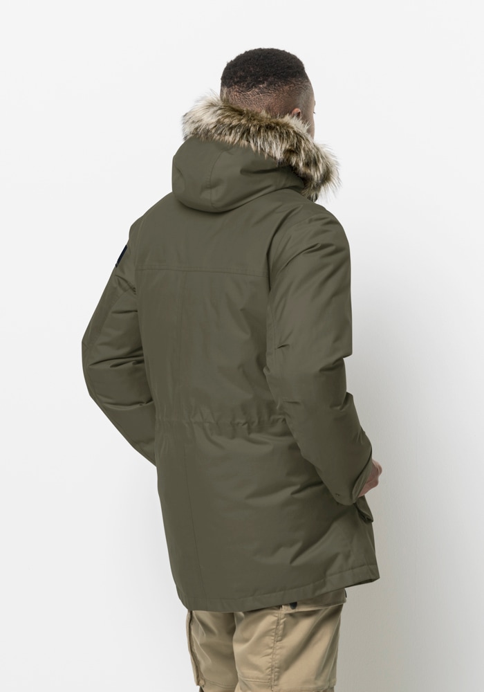 Jack Wolfskin Funktionsparka »WINTERFROST DOWN PARKA M«, mit Kapuze