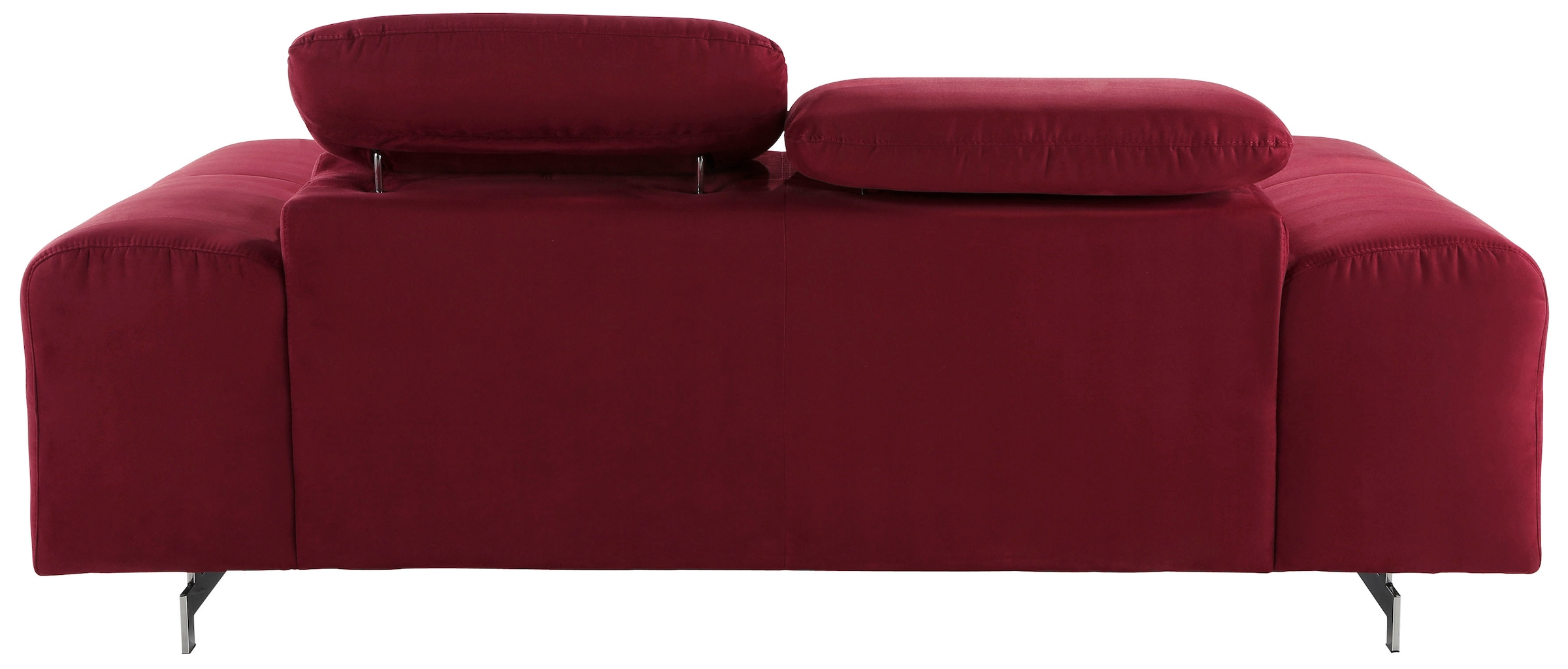 COTTA 2-Sitzer »Chef« Big-Sofa mit Kopfteilverstellung, edle Metallkufen