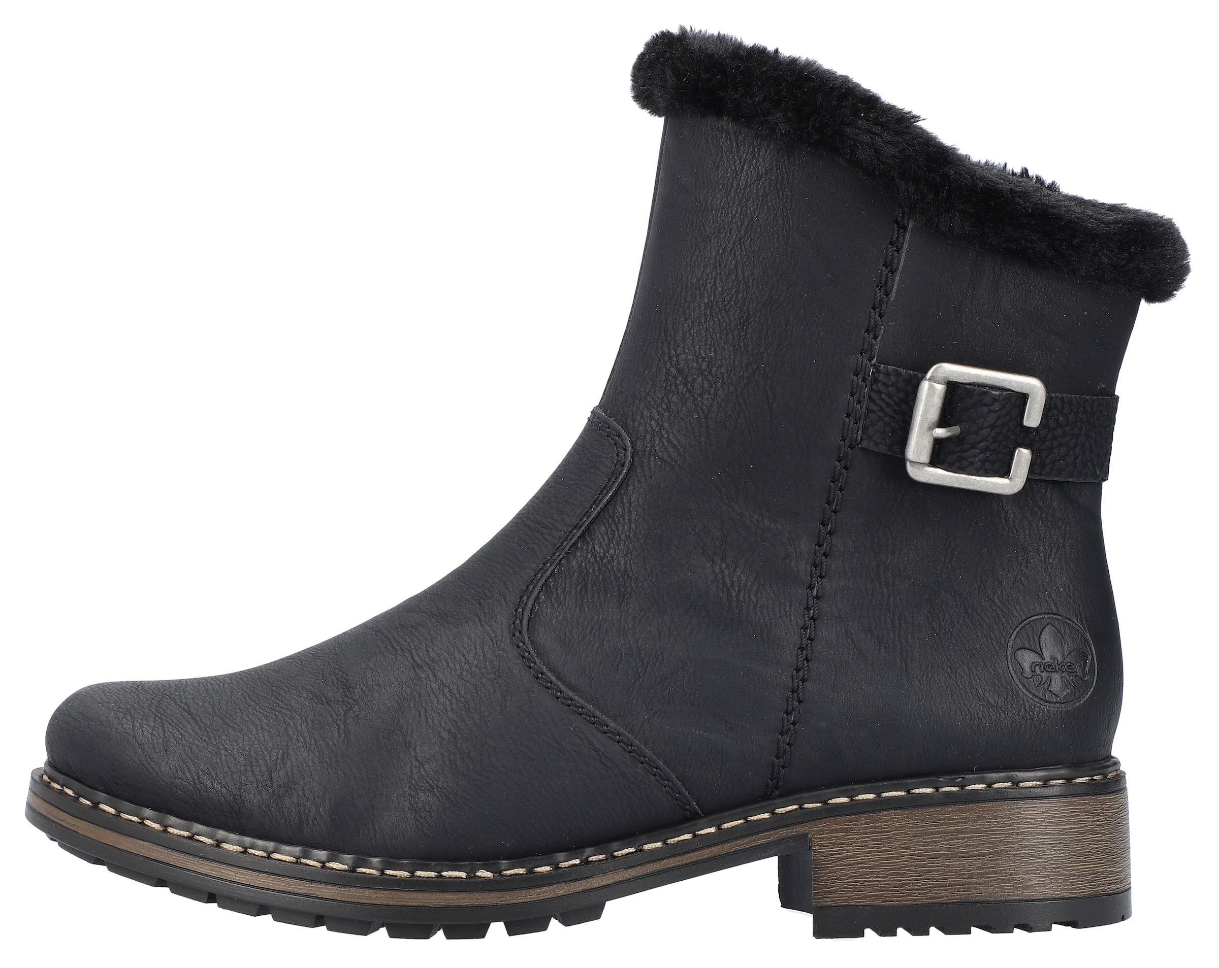 Rieker Winterstiefelette, mit Zierschnalle am Schaft