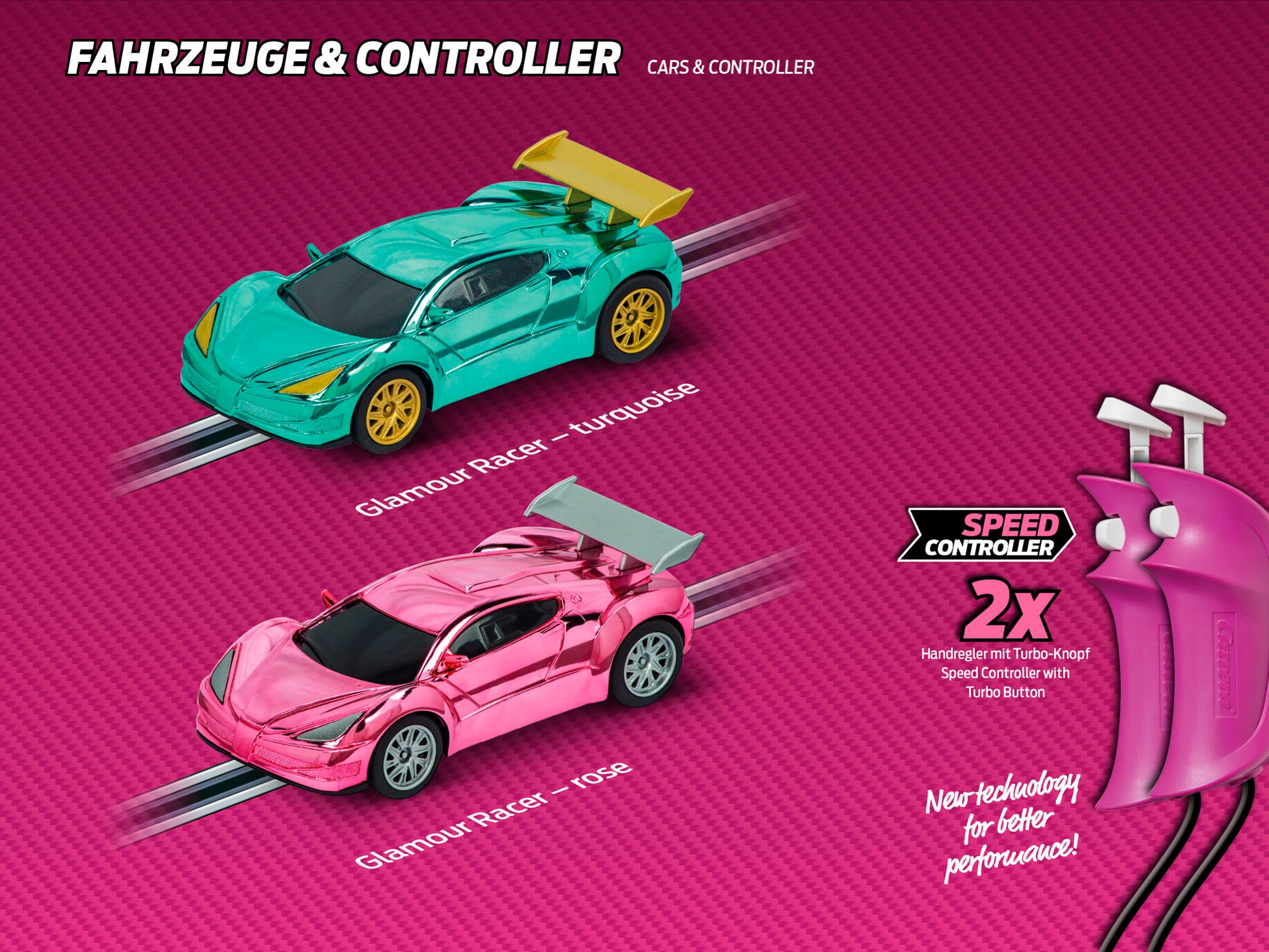Carrera® Autorennbahn »Carrera GO!!! - Glamour Racing«