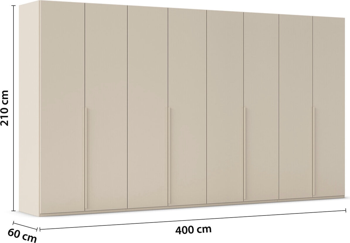 LeGer Home by Lena Gercke Kleiderschrank »Schrank Garderobe Ankleide Schlafzimmer Flur Serina«, (in 3 verschiedenen Ausstattungen BASIC/CLASSIC/PREMIUM), in 6 Breiten (101 - 401 cm) mit Front Glas oder Dekor MADE IN GERMANY