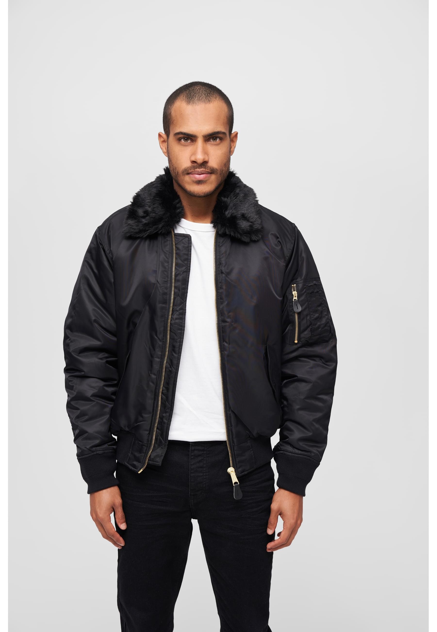 Brandit Winterjacke »Brandit Herren MA2 Jacket Fur Collar« 1 Stk. tlg. ohne Kapuze