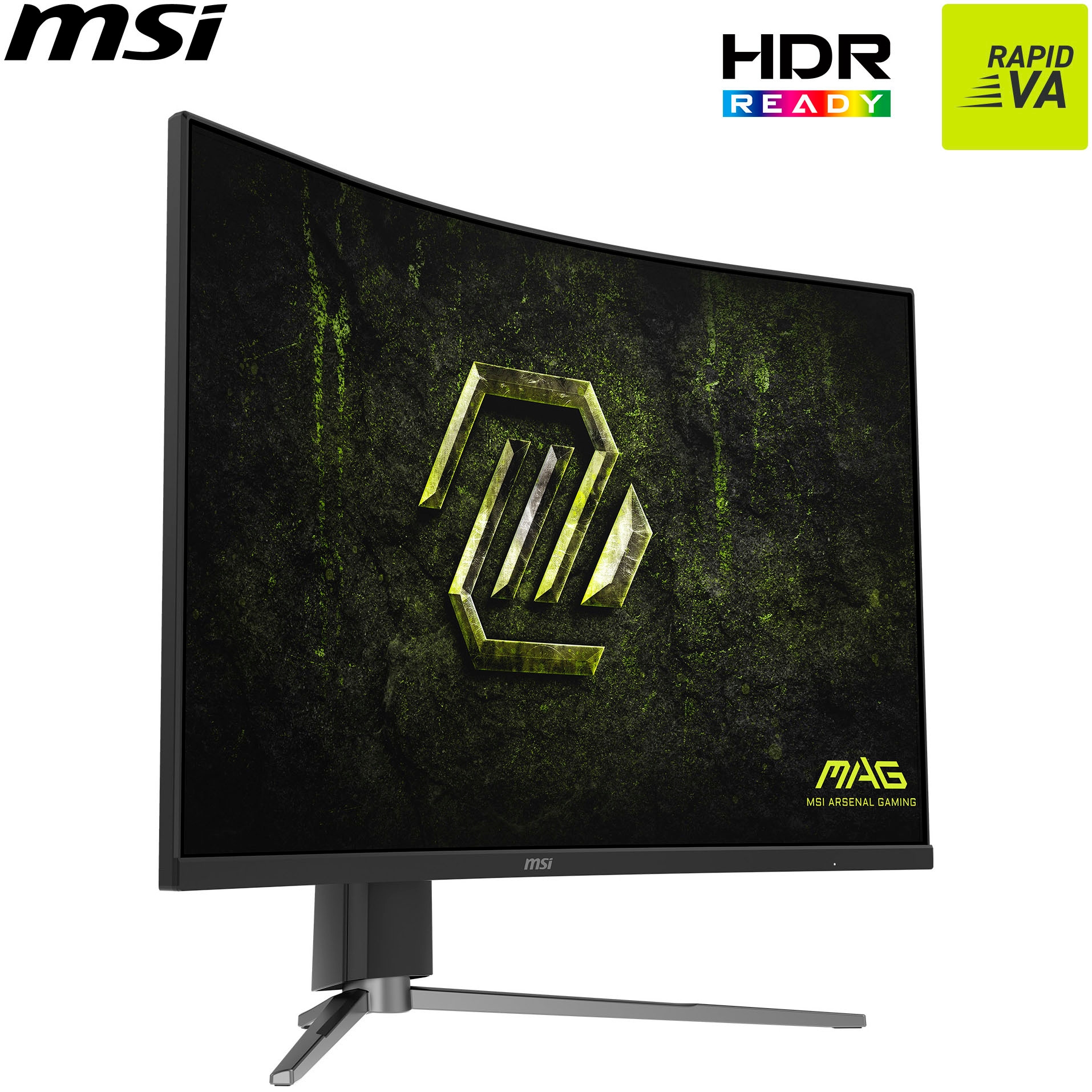 MSI Curved-Gaming-Monitor »MAG 325CQRF QD E2« 80 cm/32 ″  2560 x 1440 px WQHD 0,5 Reaktionszeit 180 Hz 5-Wege Joystick Navigation